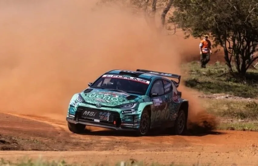 Diego Domínguez lidera la WRC2 y cierra sexto en la general del WRC ueno Rally del Paraguay 2026.