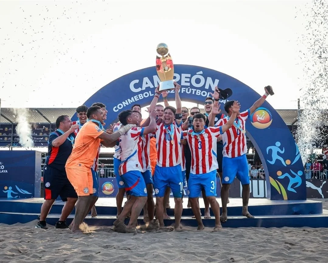 ¡Bicampeones de Sudamérica! Los Pynandi Sub 20 vuelven a reinar en la arena.