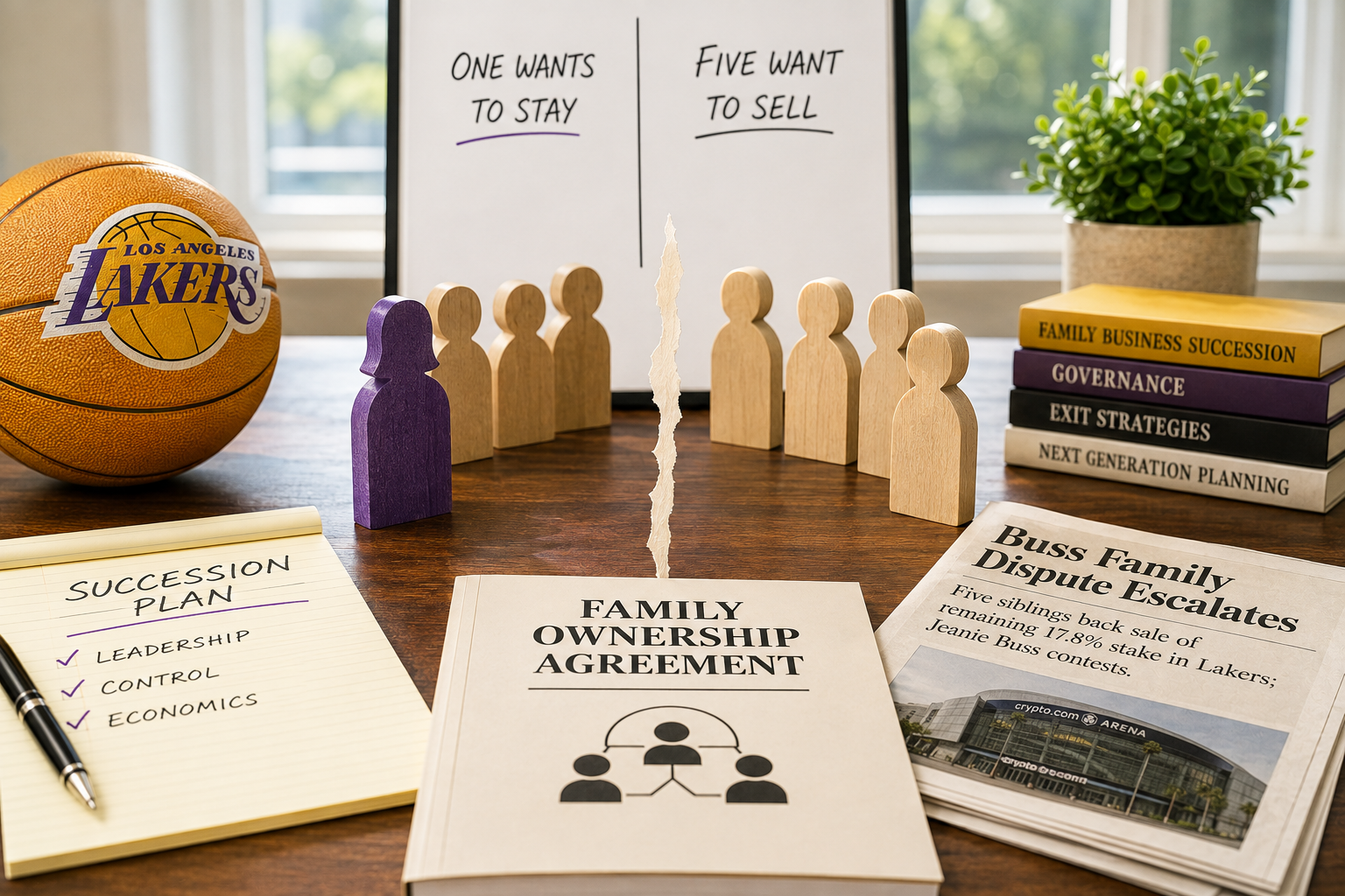The Buss Family Dispute: When a Succession Plan Meets the Next Generation