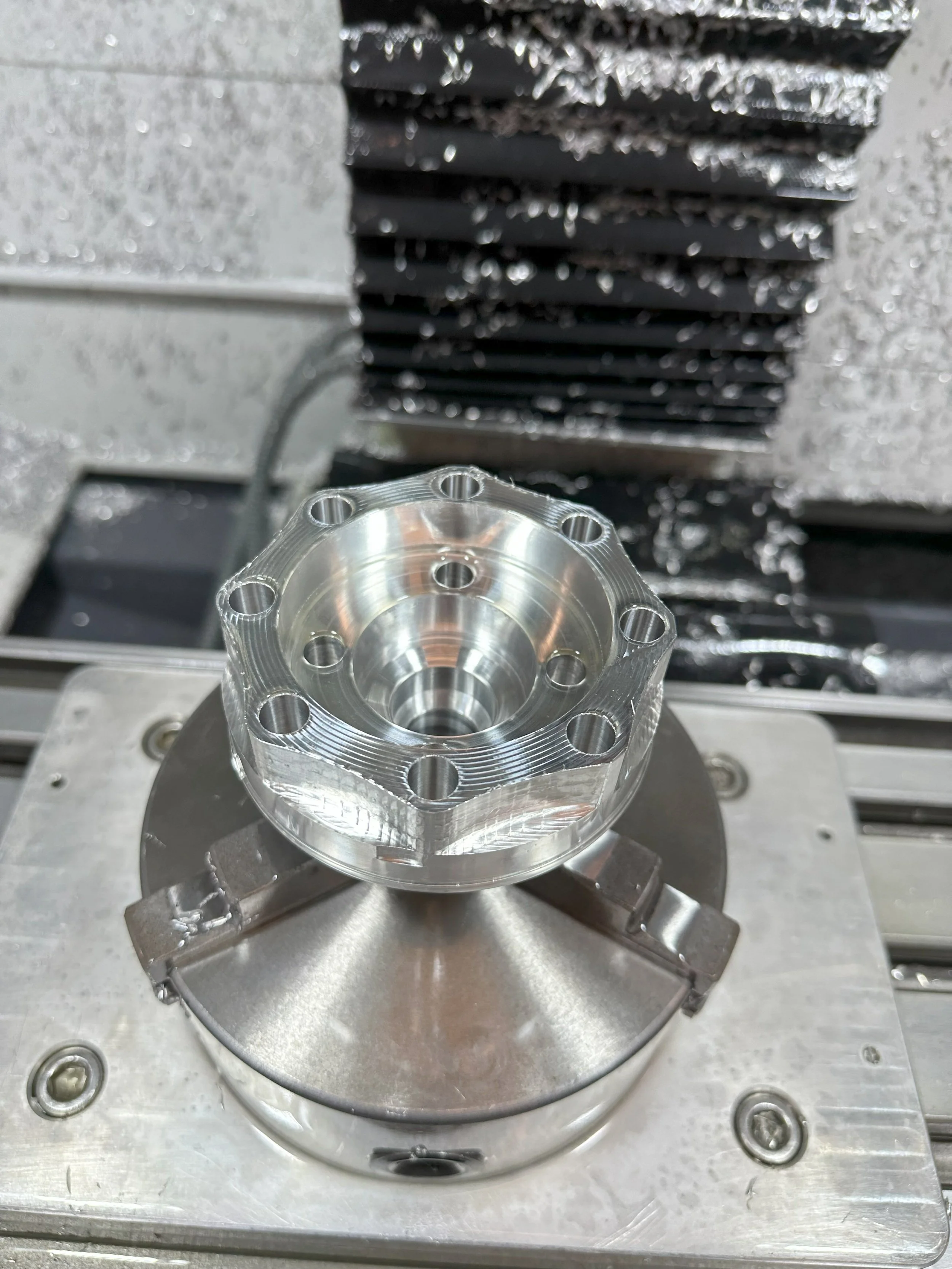 In-process Milling