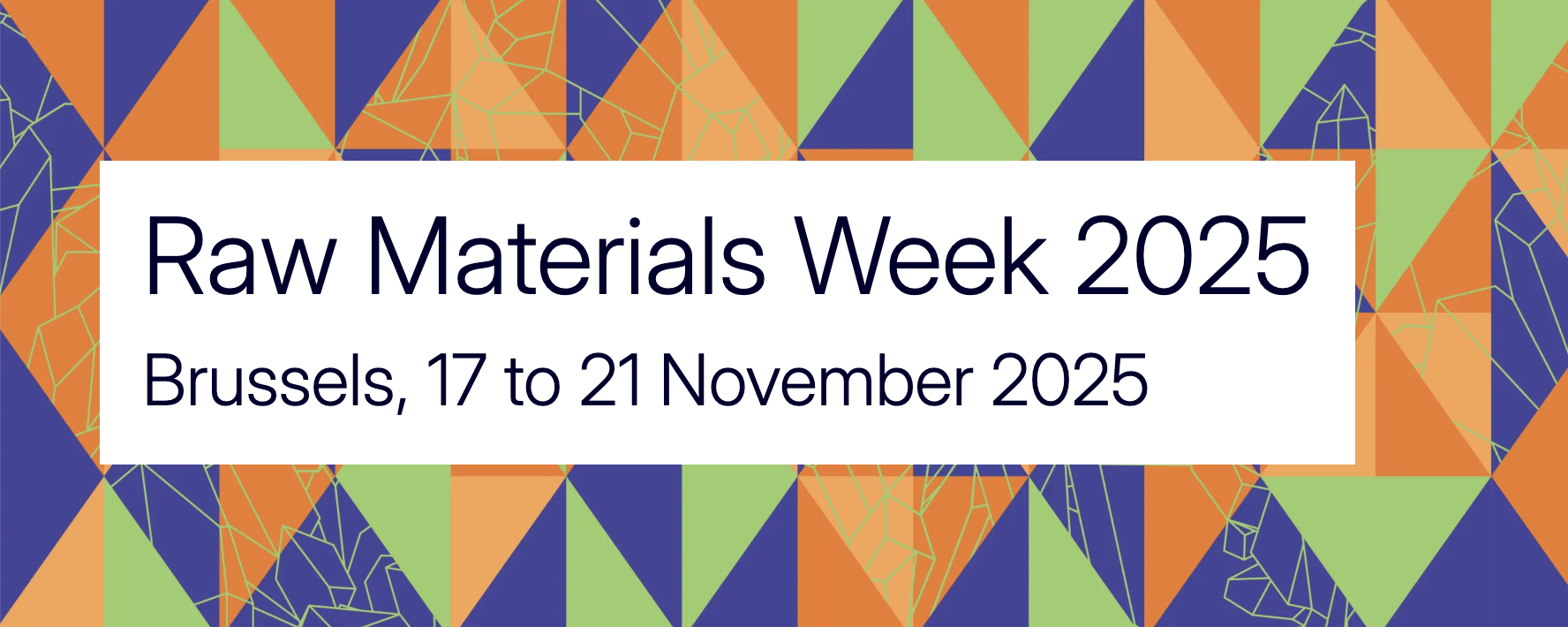 Raw Materials Week