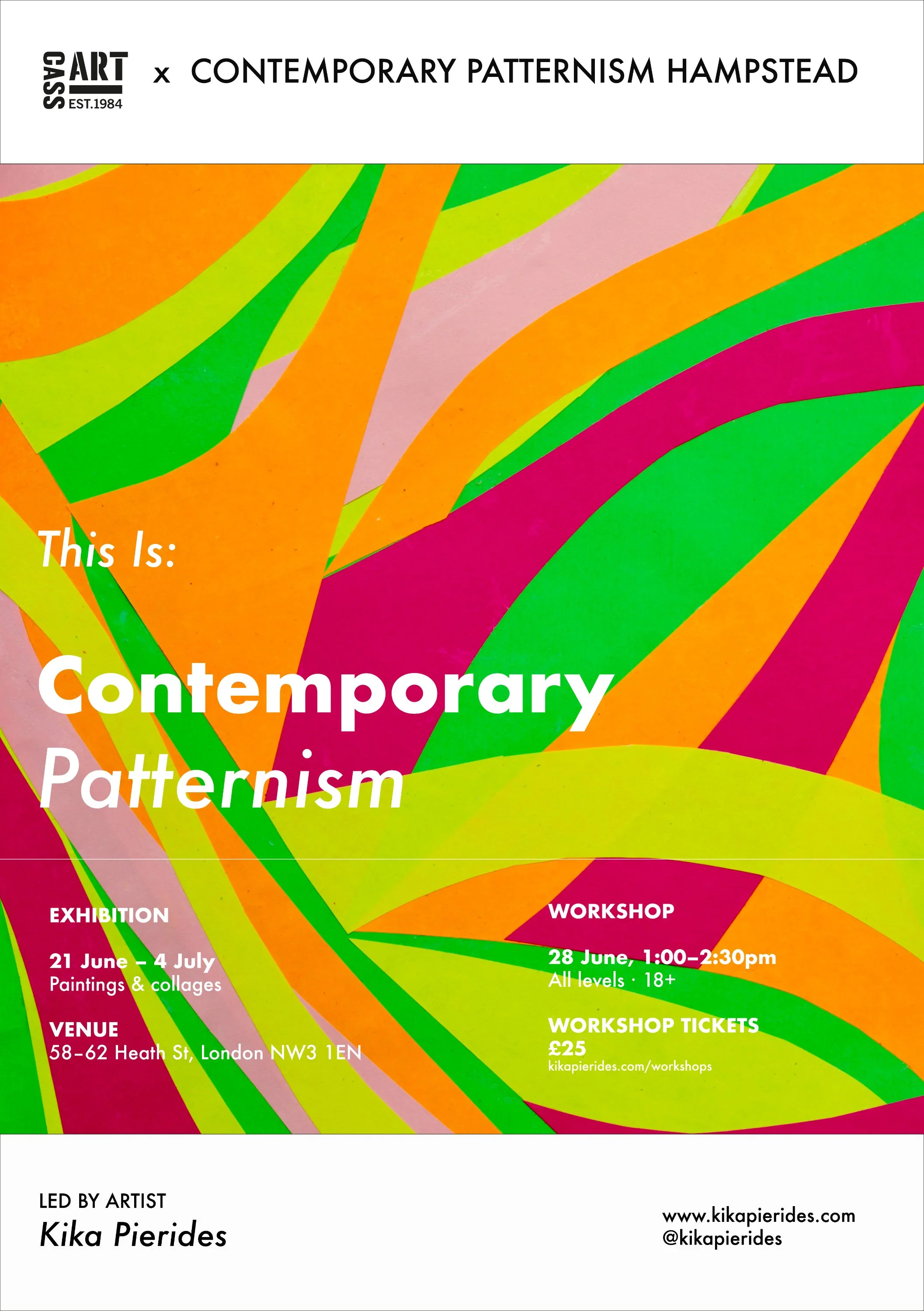 This Is: Contemporary Patternism x Cass Art (Hampstead)