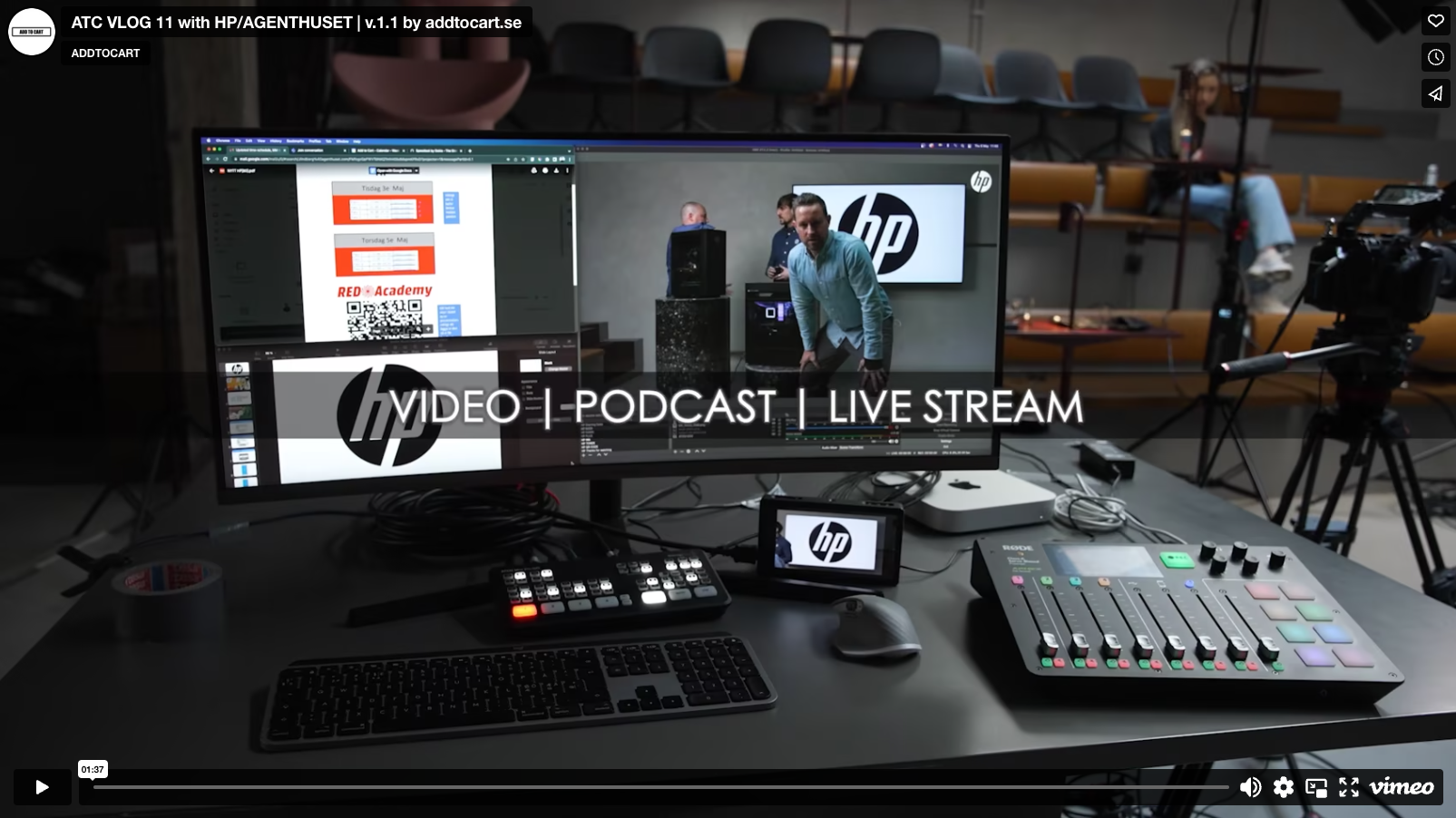 Vi hjälper HP att utbilda hundratals butikspersonal | PRO LIVE STREAM bakom kulisserna