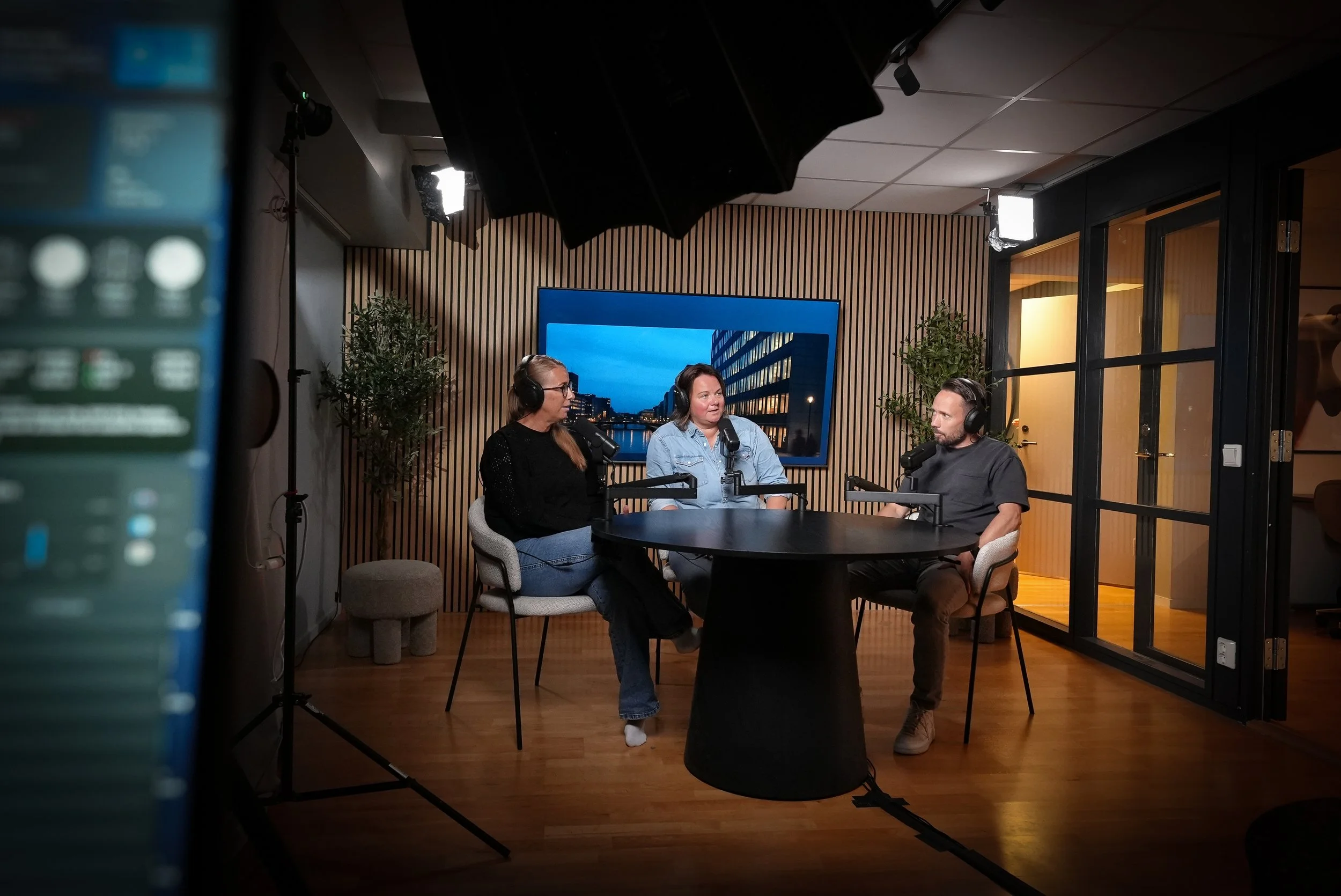 SmoothViews Podcaststudio på Södermalm, Stockholm