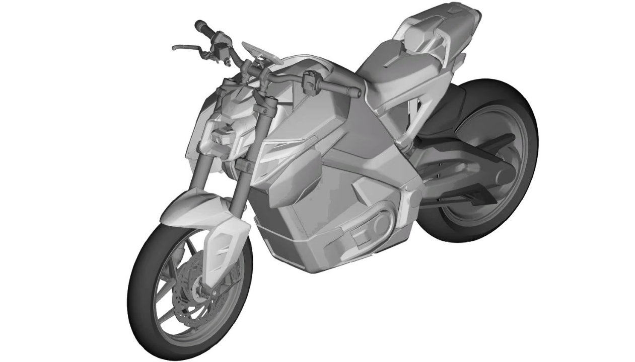 captainelectro.com | TVS eFX 30 Electric Motorcycle: Production Design Patents Leaked.