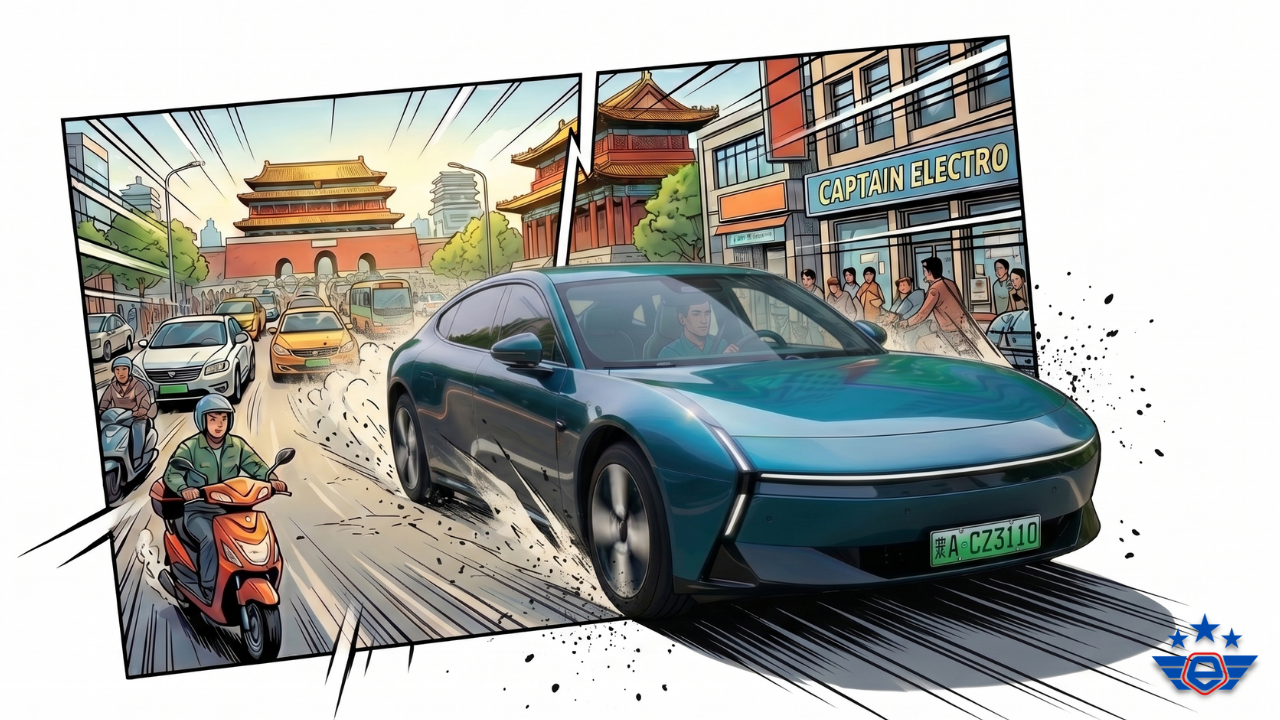 Captain Electro test drive XPENG P7 VLA 2.0 Beijing April 2026