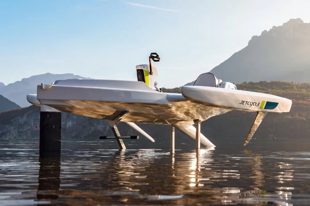 Jetcycle EJetcycle Electric Hydrofoil Water Bike That'll Leave Jet