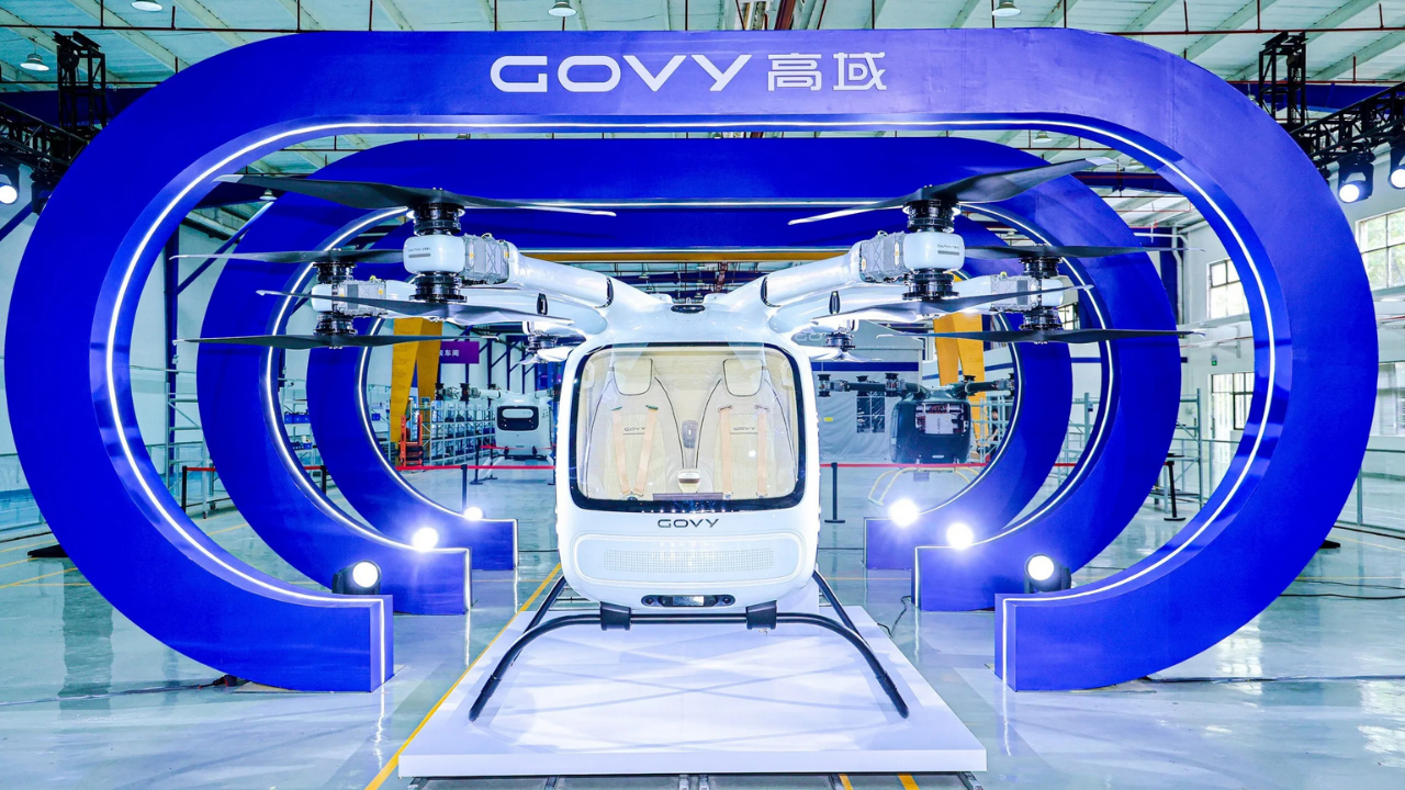 GAC's New $248,000 Flying Taxi Has Zero Human Pilots - Air Cab Production Line