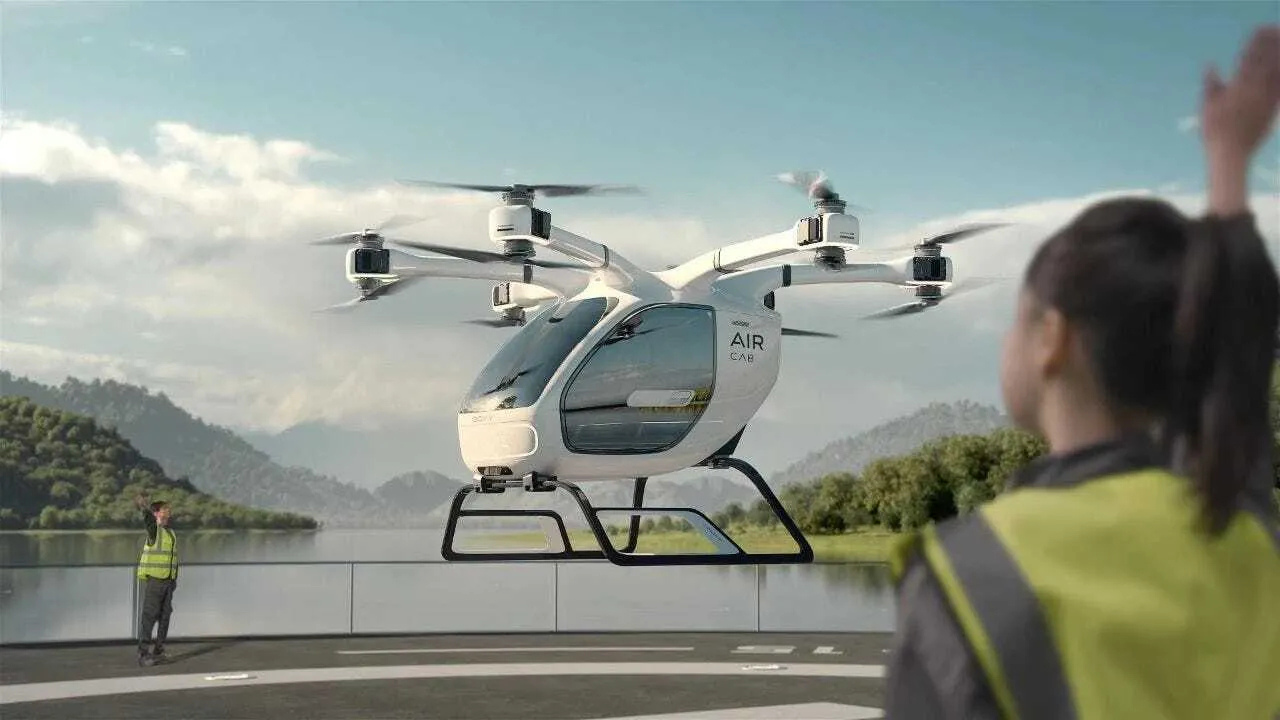GAC's New $248,000 Flying Taxi Has Zero Human Pilots - Air Cab Flying