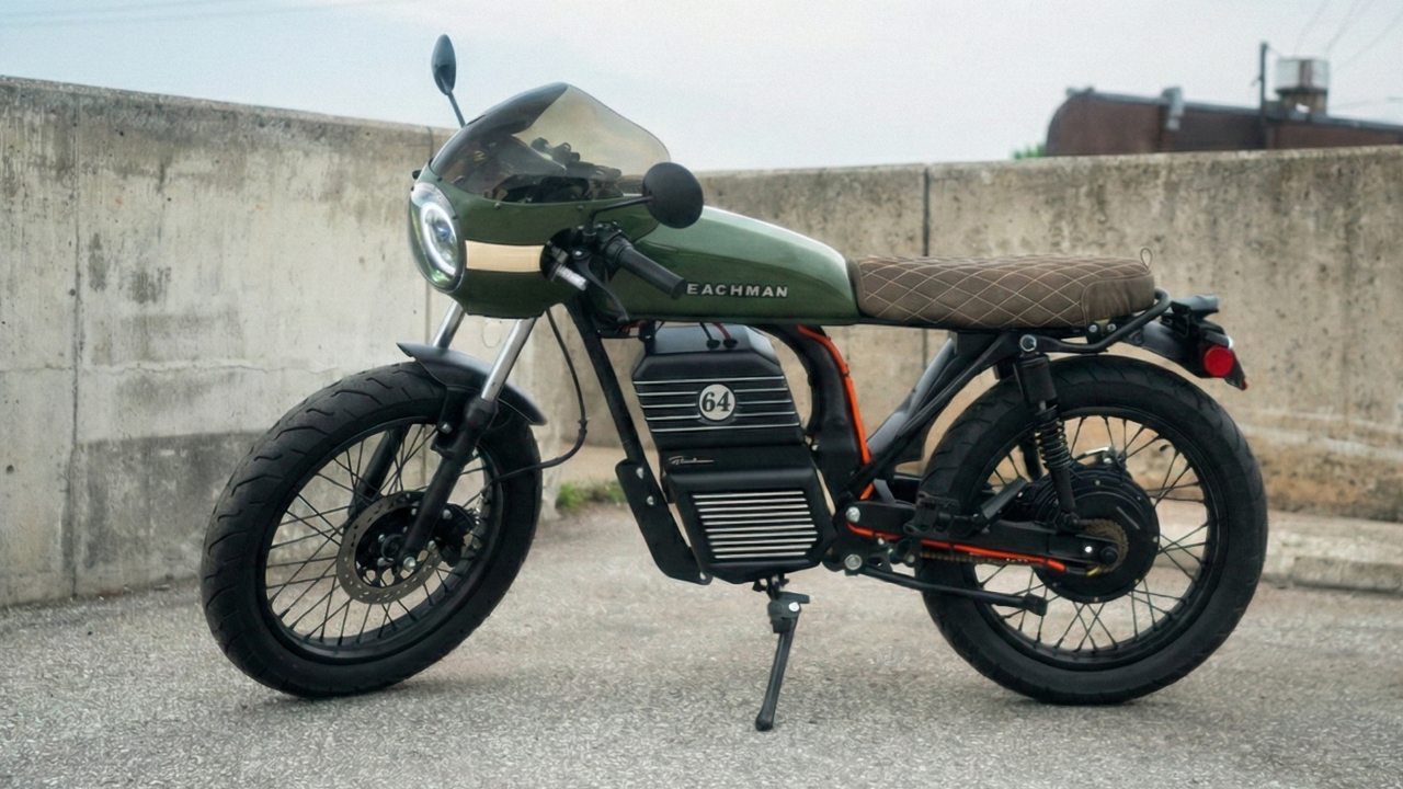 captainelectro.com | Beachman '64: The $5,750 Electric Café Racer with 70-Mile Range and 4.0 HP.