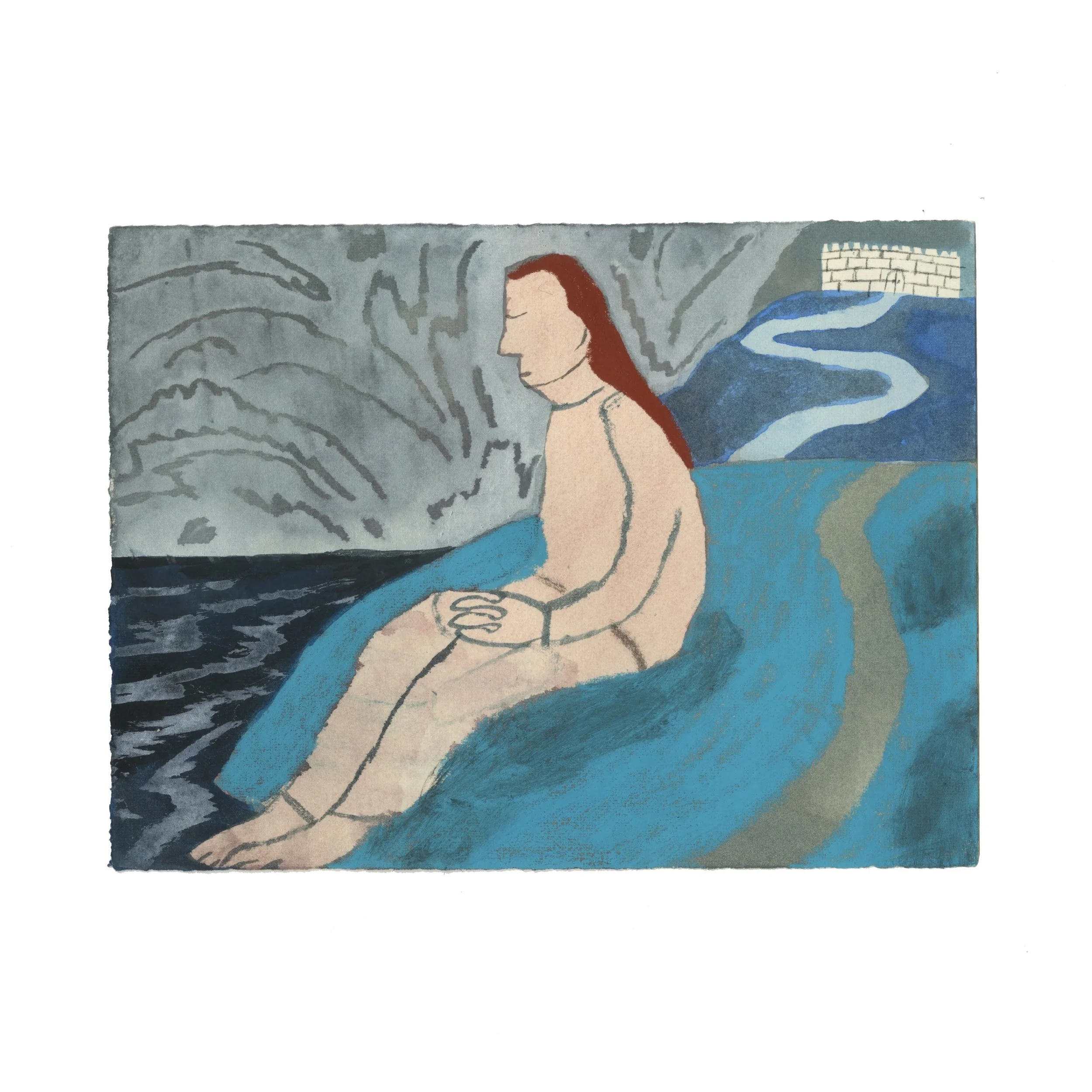 'A pause on the passage' Original painting