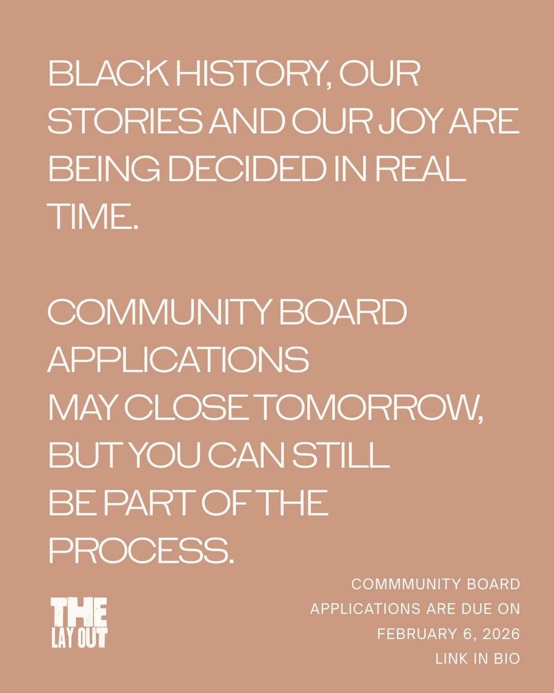 We don&rsquo;t have to just imagine.
Governance is the work. 
Community Board ppplications close tomorrow. 
Our ability to participate stays open.
Link to application in bio.