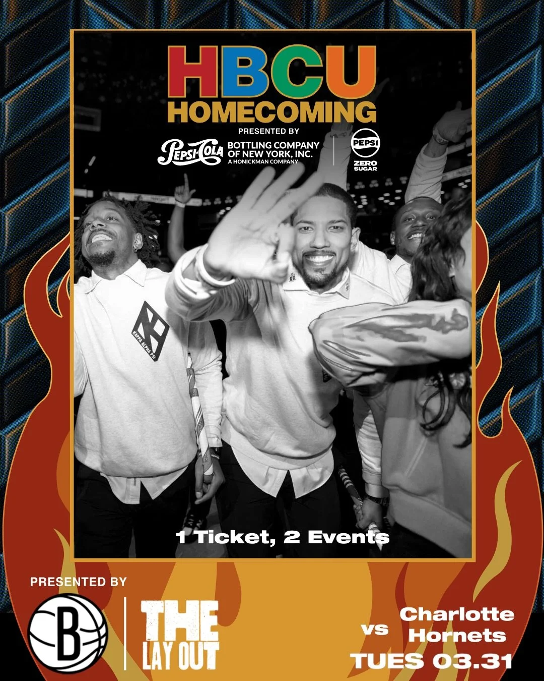 Back like we never left.  HBCU Homecoming at Barclays. 🏀   Game + Afterparty. One ticket. Two experiences. Just like the Hey Cuz Family Reunion, this will be one special package.  
Link in bio to join the group chat and be notified when the package 