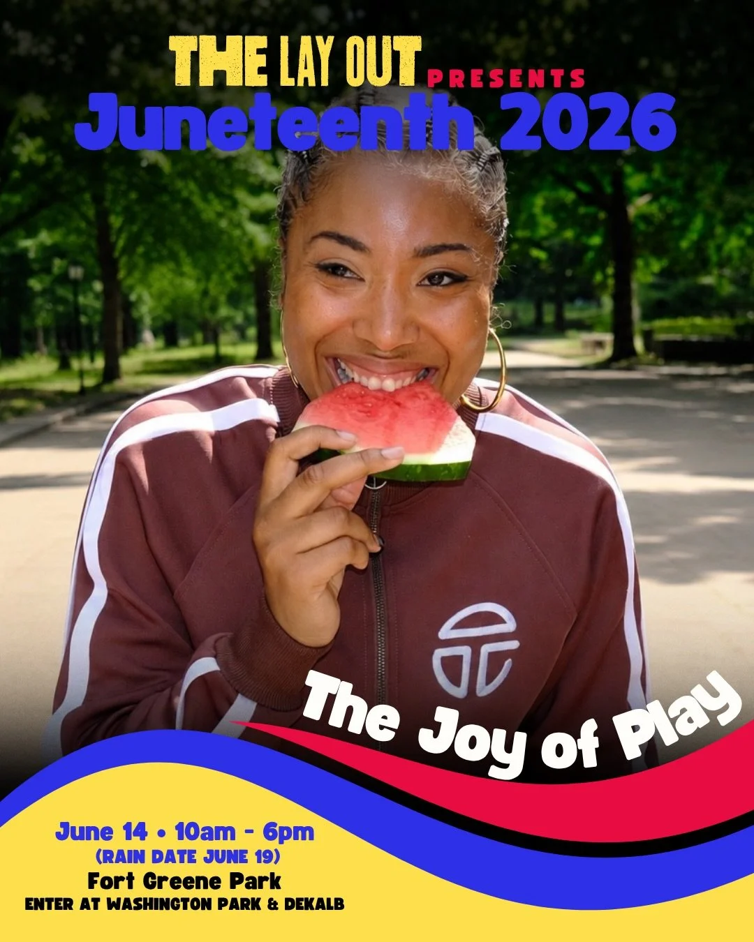 Guess what fam? Today is our birthday. 🥳
After speaking The Lay Out into the universe on June 4th, 2020, we were officially born in Fort Greene Park on June 7, 2020. Somehow, our little park hang is turning six while we announce our 7th annual Junet