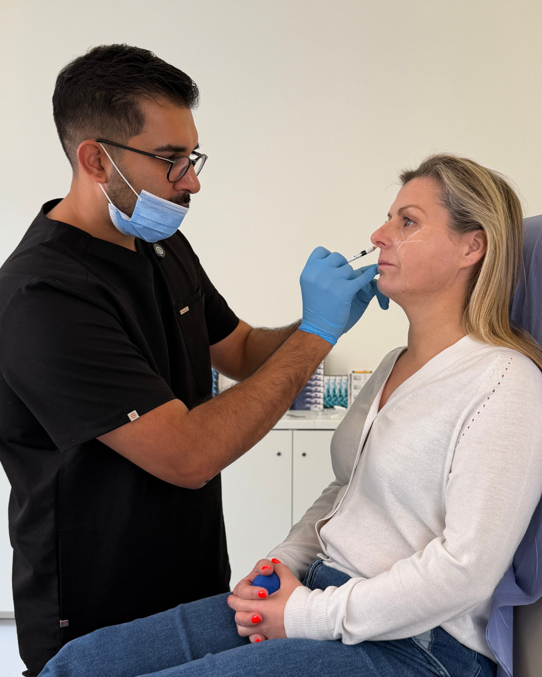 Tear trough filler / under eye filler by Dr Karwal at Karwal Aesthetics, London