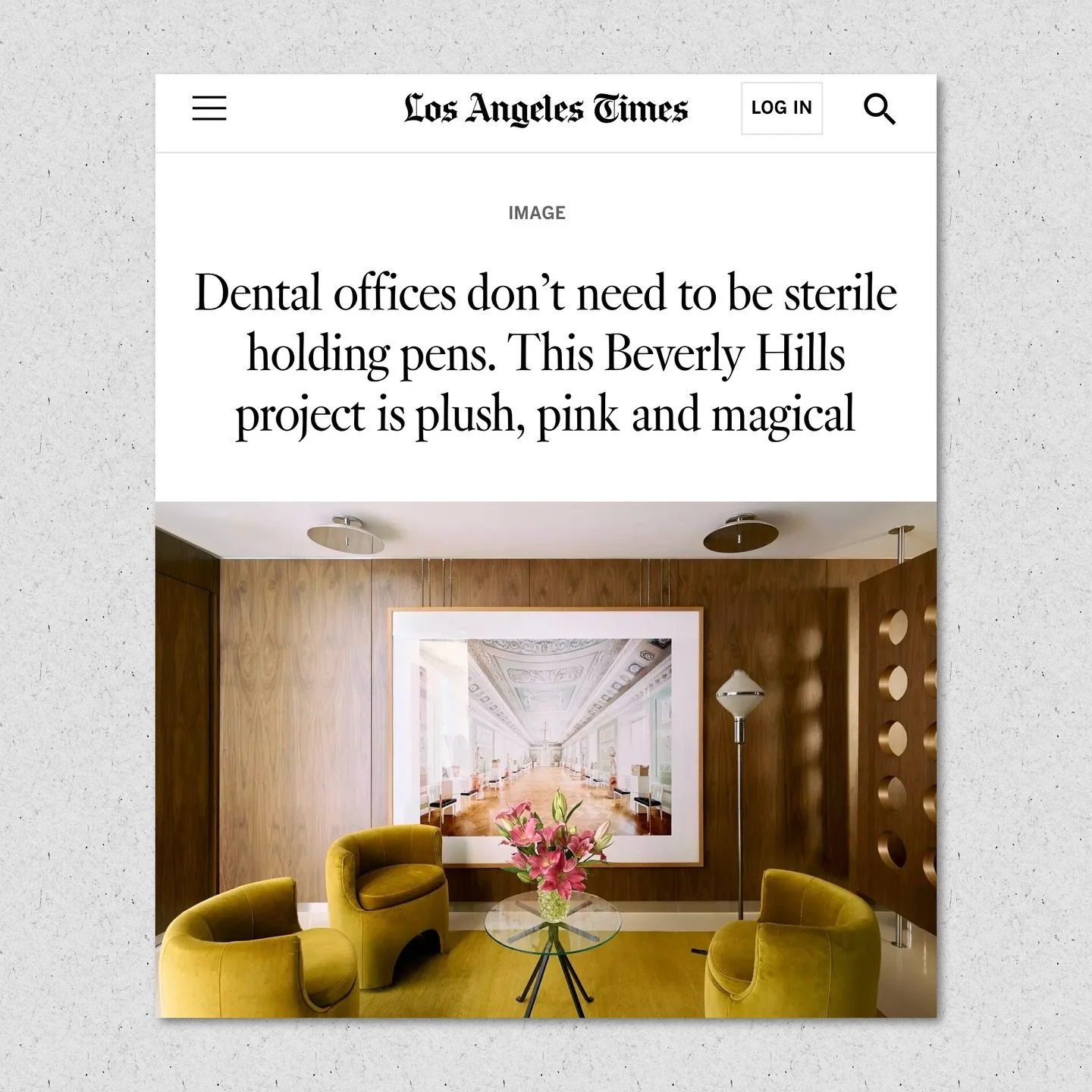Wow wow and WOW 🥹 &mdash;what a full circle moment and the most beautiful surprise to wake up to. Thank you, @latimes , for this incredible feature. I&rsquo;ve always believed it&rsquo;s not about the destination, but the journey&mdash;the ups and d