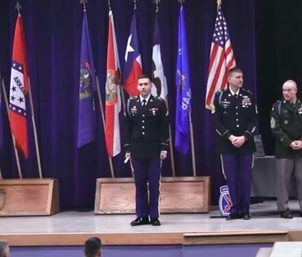Congratulations to Corporal Clayton Buff 
(Fort Drum NCO Graduating Class 04-22 - 
A-Co 2-87 Catamounts) and his proud parents Ute and Greg.  From your friends and family at Tri-City Fitness.