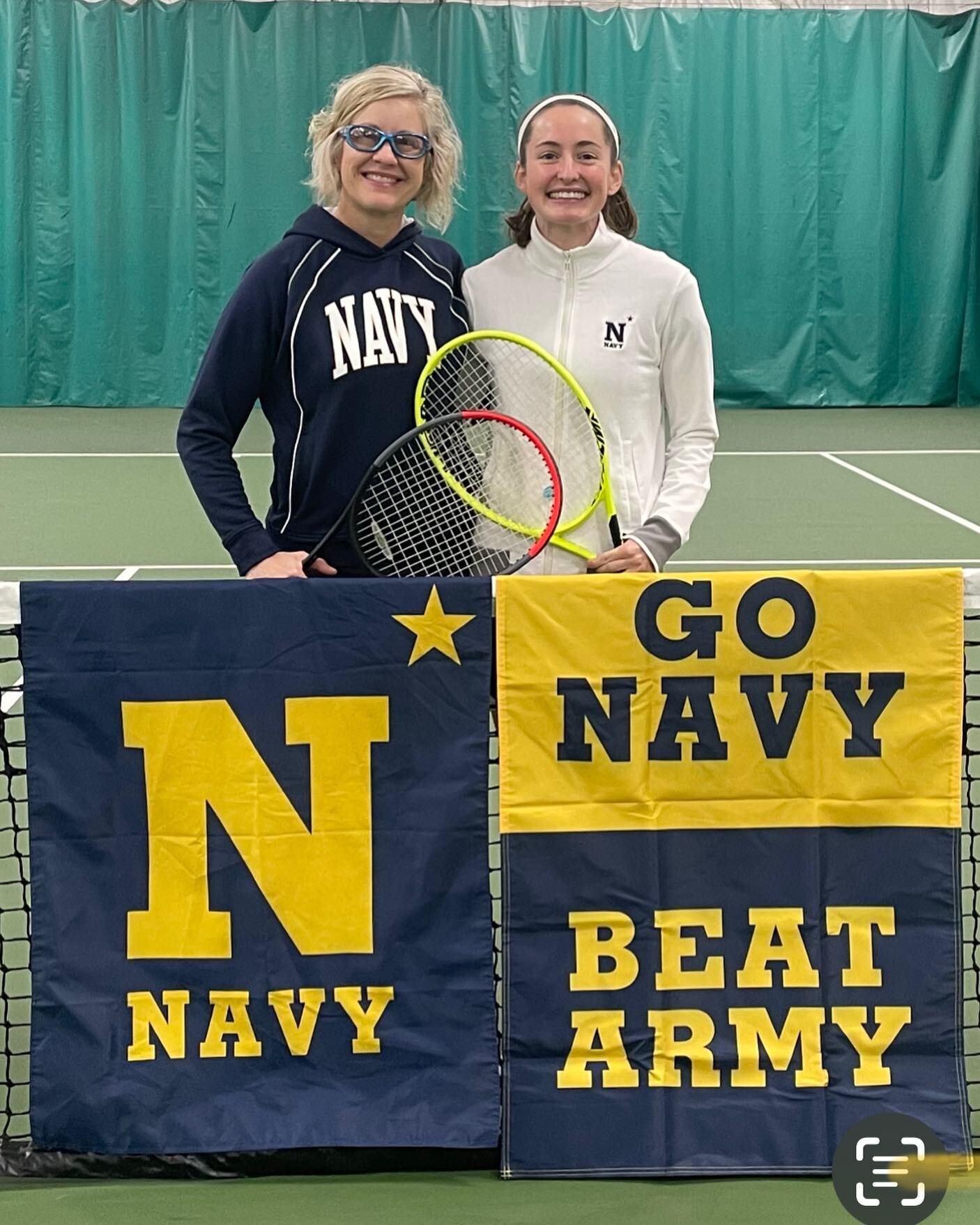 Tennis for the Troops Mentor Program:  Ann Vartuli and Maeve Owens 🇺🇸