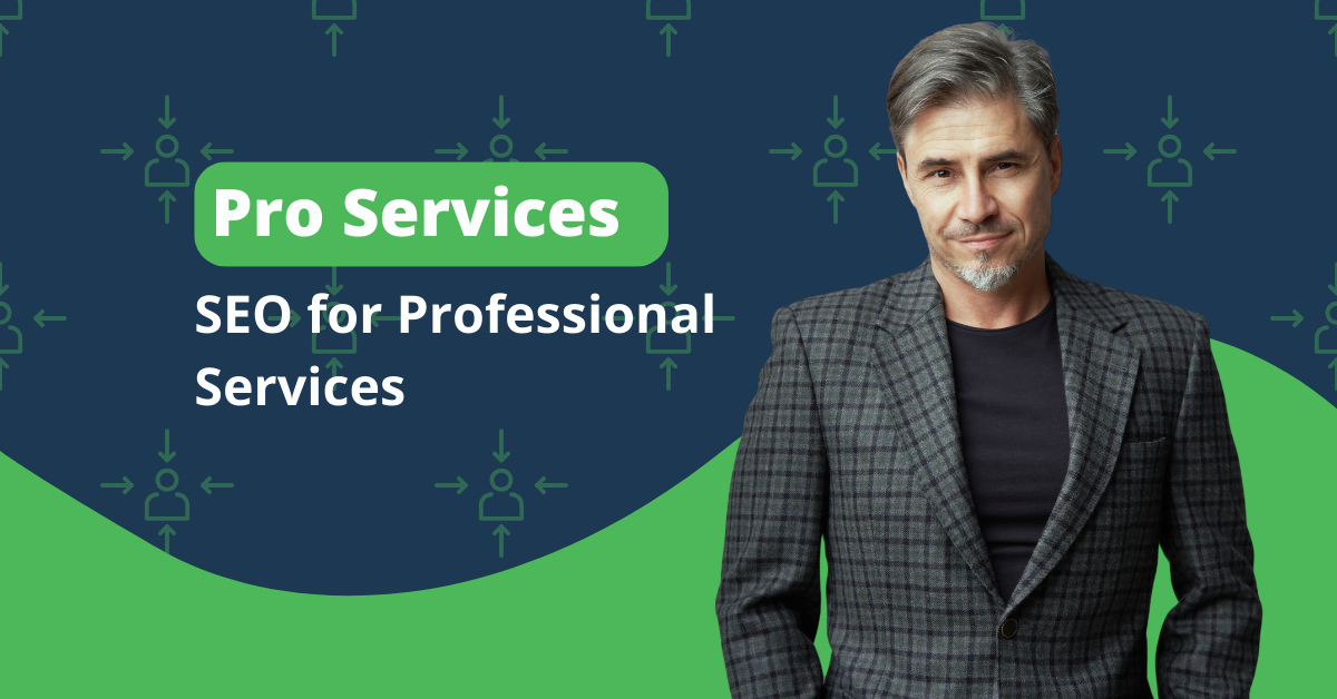 Header illustration for a guide to SEO for professional service firms