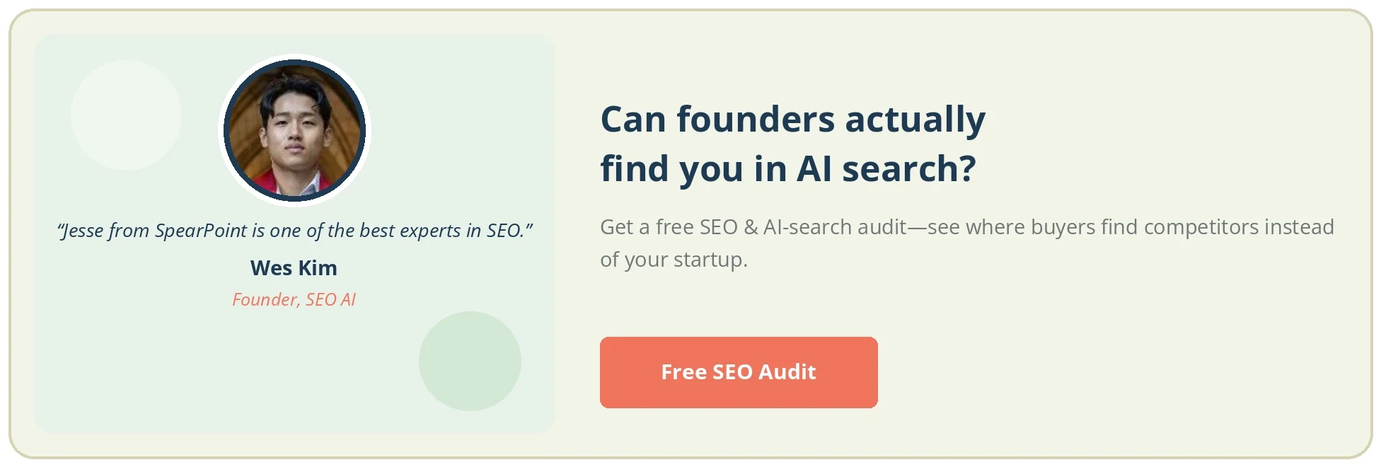 B2B SaaS case study CTA: a dashboard of free trials rising from organic and AI search, with a Read the Case Study button.