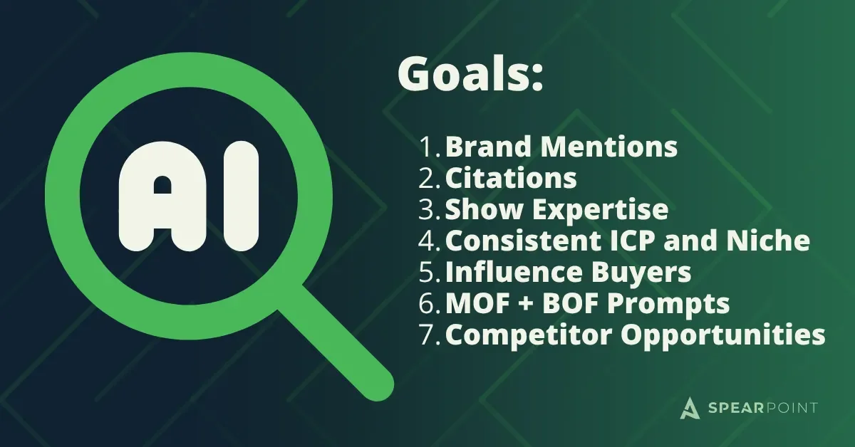 7 AI Search Goals