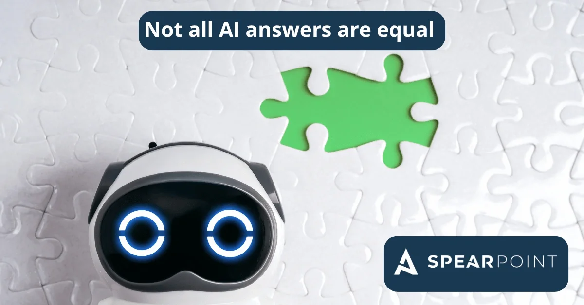 Not all AI answers are equal