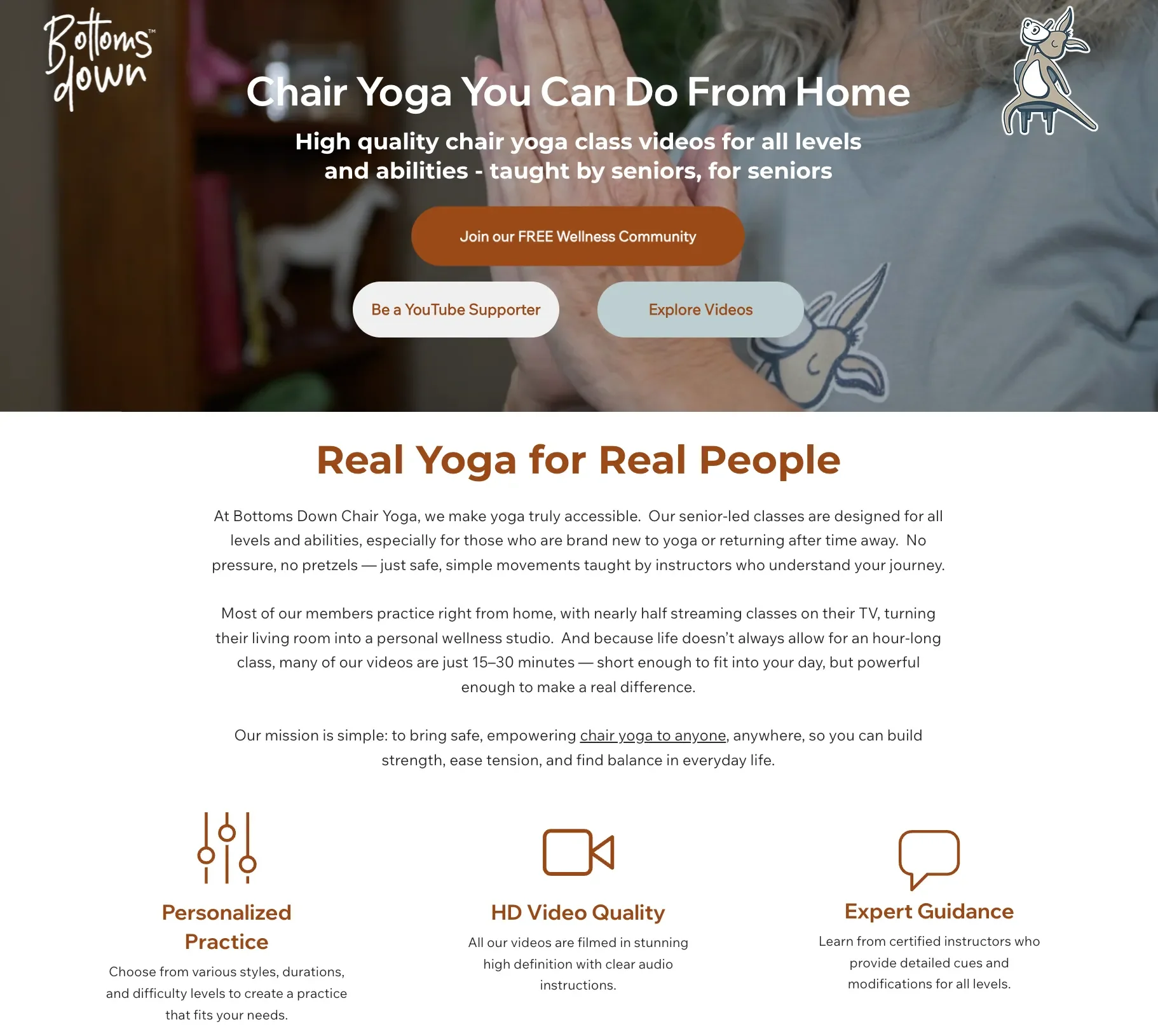 Bottoms Down Website