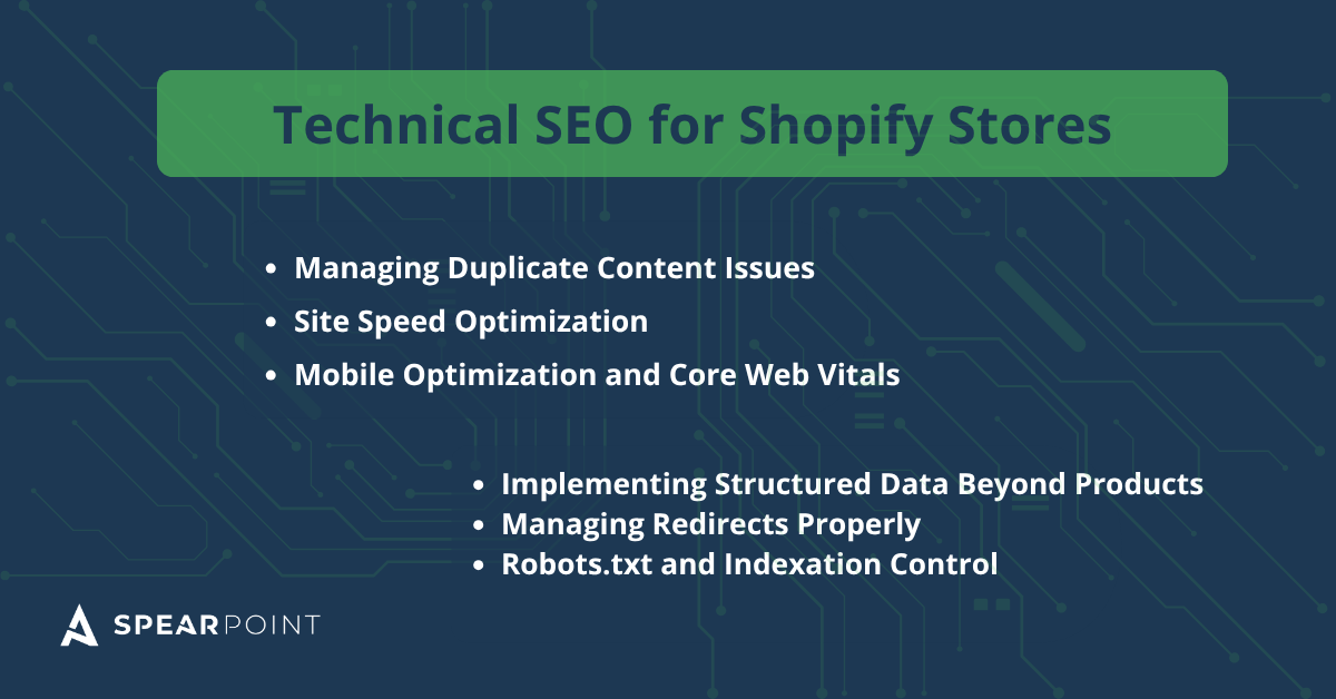 Technical SEO for Shopify Stores