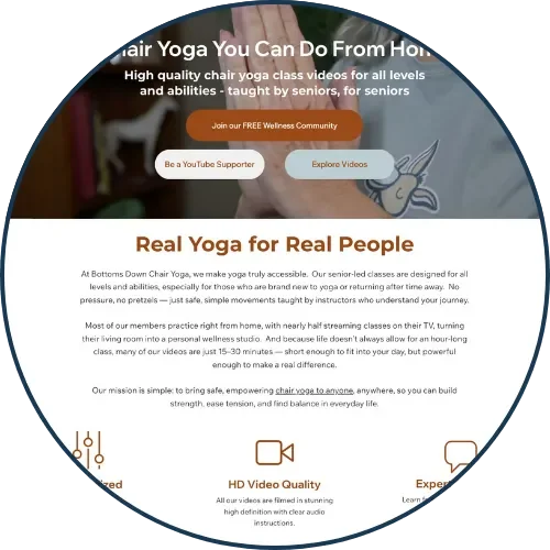 Bottoms Down Website