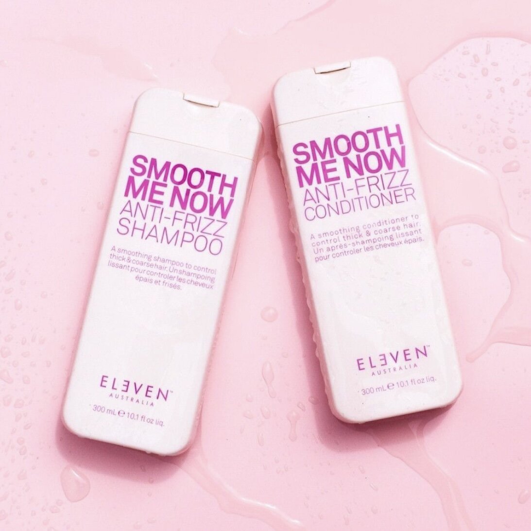 Waarom jouw haar dol gaat zijn op onze SMOOTH ME NOW ANTI-FRIZZ SHAMPOO &amp; CONDITIONER 💖 ⬇️⁠

Deze unieke formule gebruikt een specifiek eiwit om de haarschacht te versterken, komkommerextract 🥒 helpt de hoofdhuid te kalmeren en gehydrolyseerde 