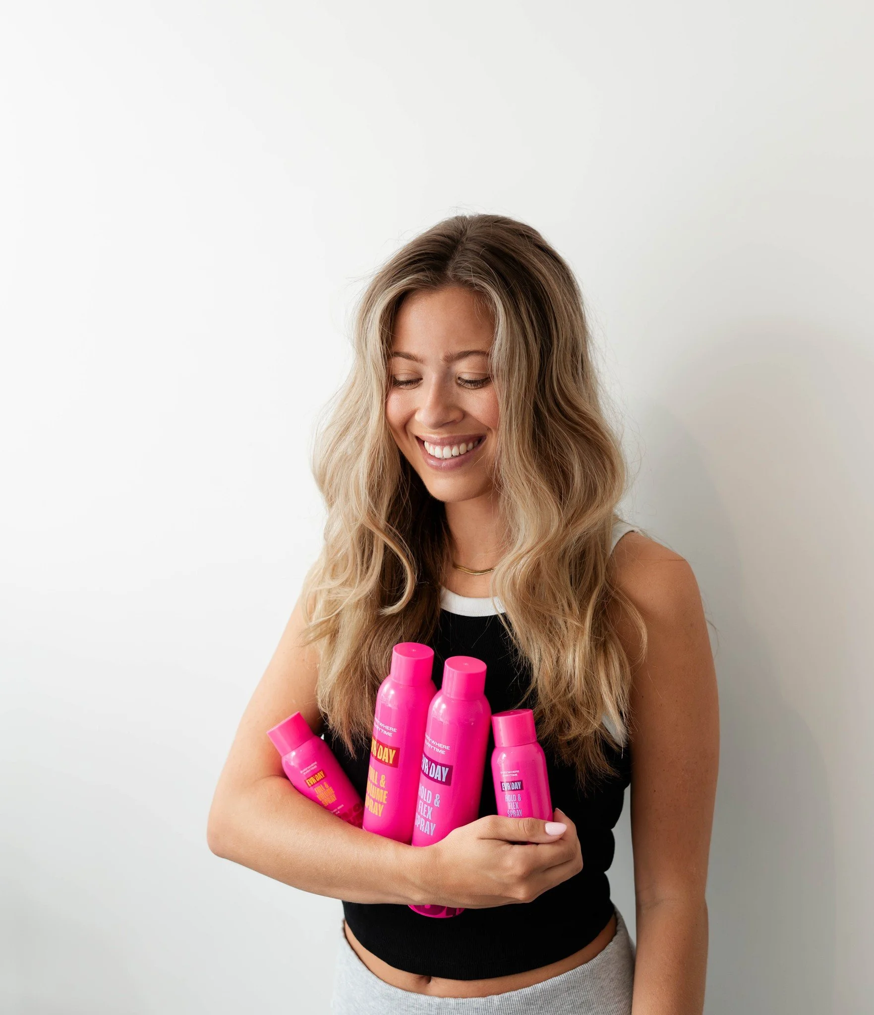 Add some pink magic to your hair with our Full &amp; Volume Spray and Hold &amp; Flex Spray 💖 And guess what..... both of these pink powerhouses are nominated for the @dutchbeautyaward! 🏅