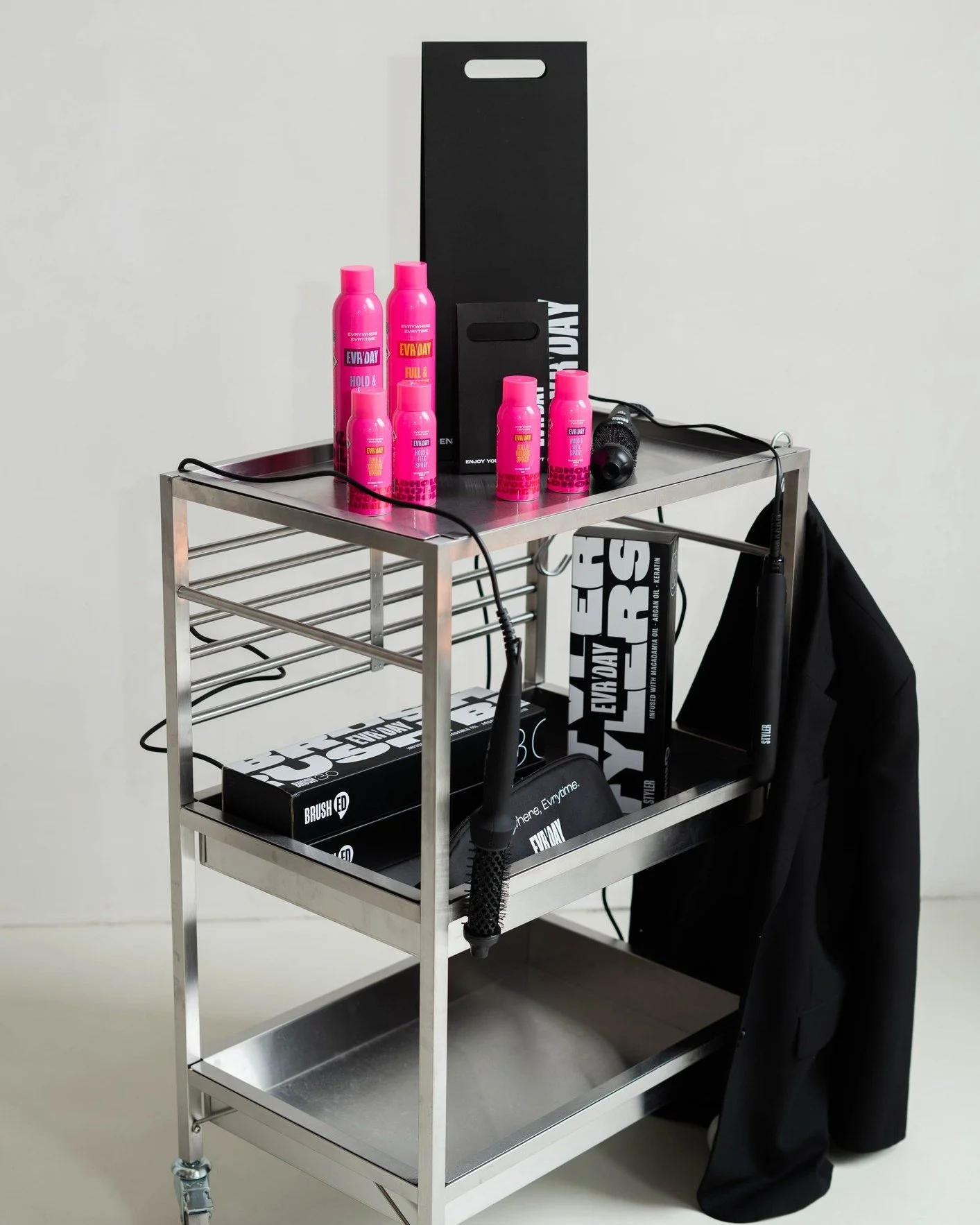 Because perfect hair starts with the right lineup. Meet the Evryday essentials 🖤