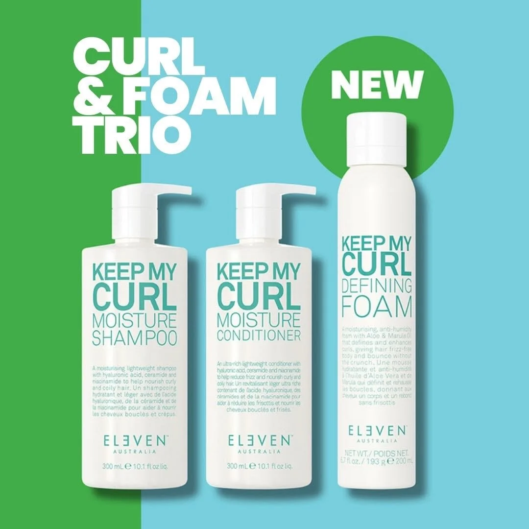Ontdek het Curl &amp; Foam Trio met de NIEUWE Keep My Curl Defining Foam! 🩵 Dit trio is de enige manier om deze gloednieuwe foam alvast te bemachtigen, v&oacute;&oacute;r de offici&euml;le lancering op 1 september 2026.

Inhoud Curl &amp; Foam Trio: