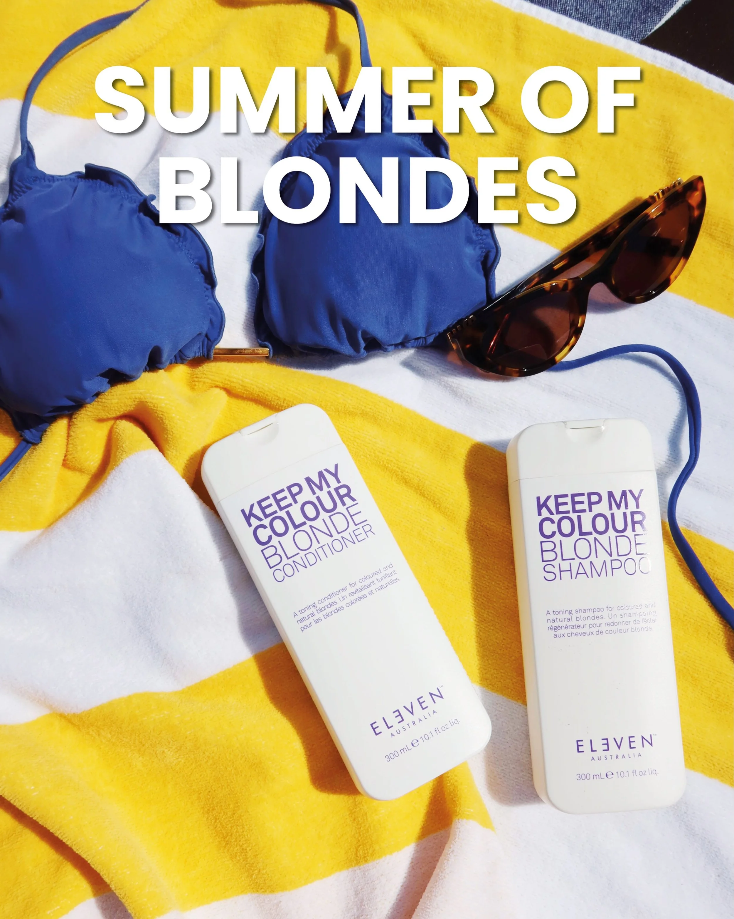 Claim the deal 💜💜💜

Met de @elevenaustralia_nederland Keep My Colour Blonde-routine blijft blond haar de hele zomer fris, helder en stralend 💜💜💜
