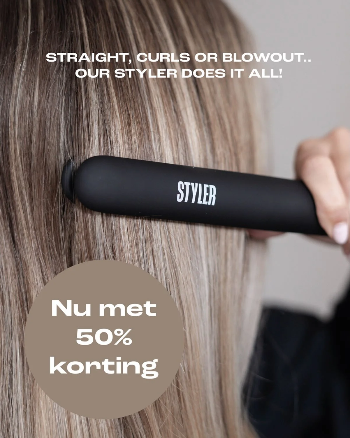 ⚡️LIMITED OFFER ⚡️

Nu 50% korting op de @evrydayhair STYLER

Dit is h&eacute;t moment om jouw stylingroutine te upgraden. Wees er snel bij, want op = op