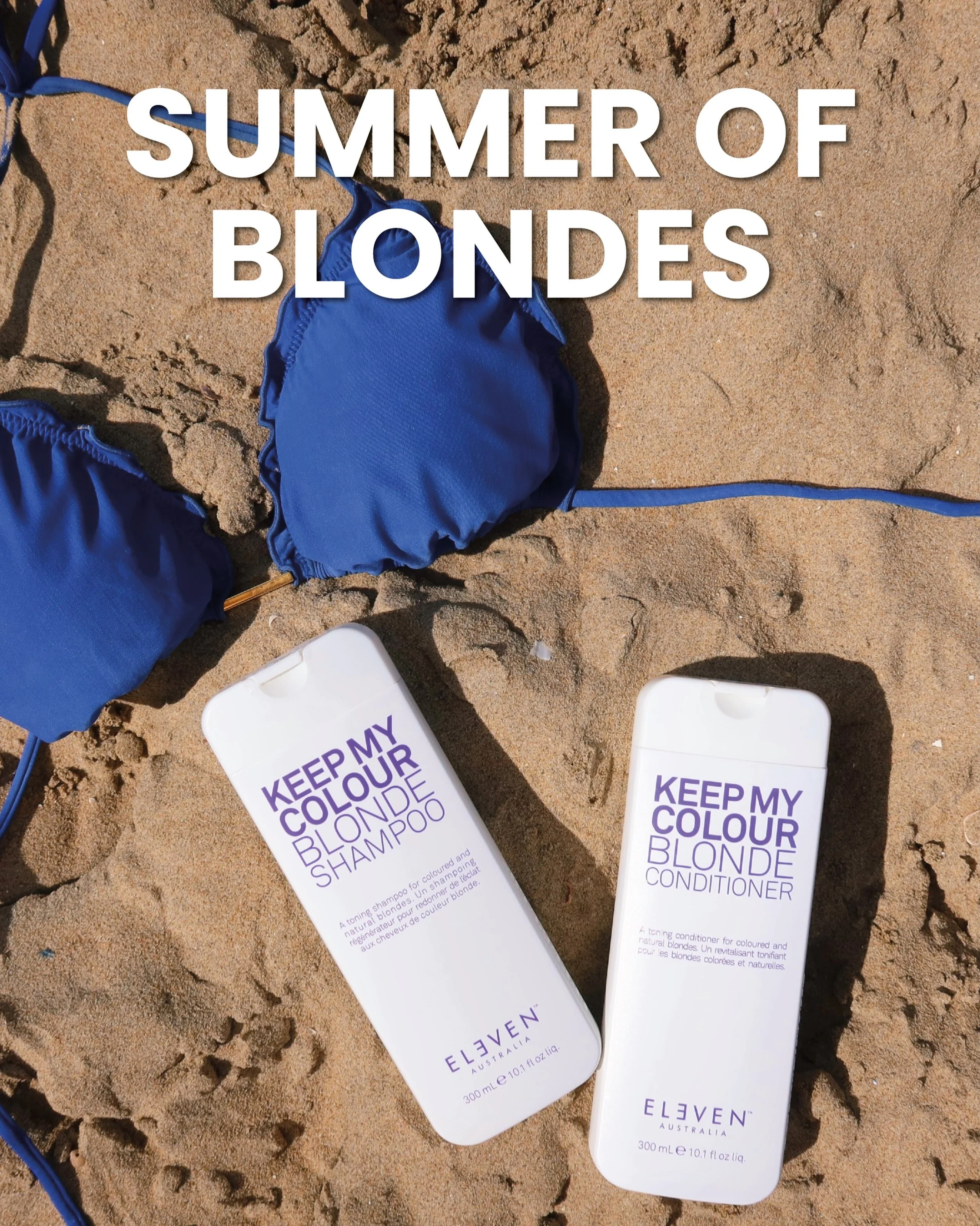 Claim the deal 💜💜💜

Met de @elevenaustralia_nederland Keep My Colour Blonde-routine blijft blond haar de hele zomer fris, helder en stralend 💜💜💜