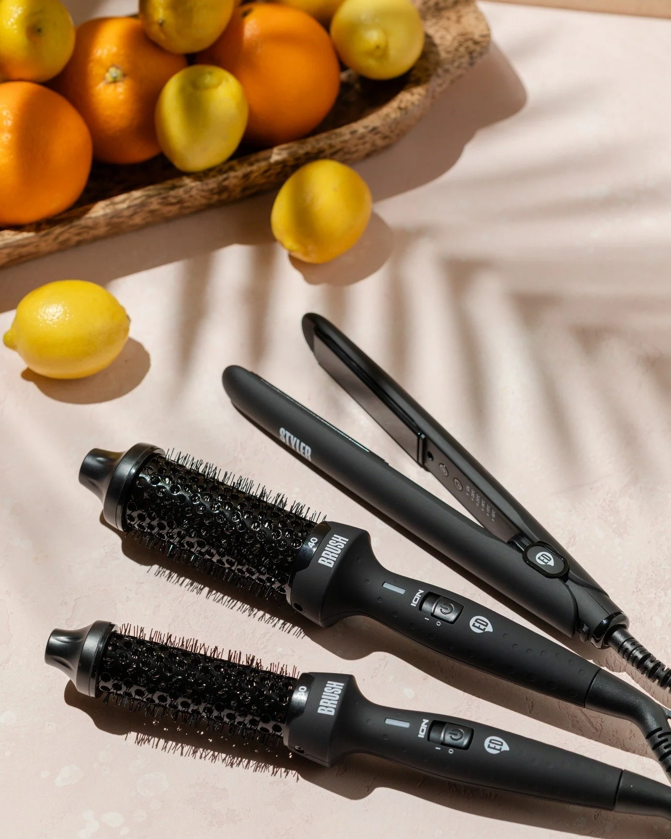 Perfect hair days start with the right tools 🍋 Our BRUSH and the STYLER are all you need to create your favorite summer looks, from a bouncy blowout to a silky-sleek finish.