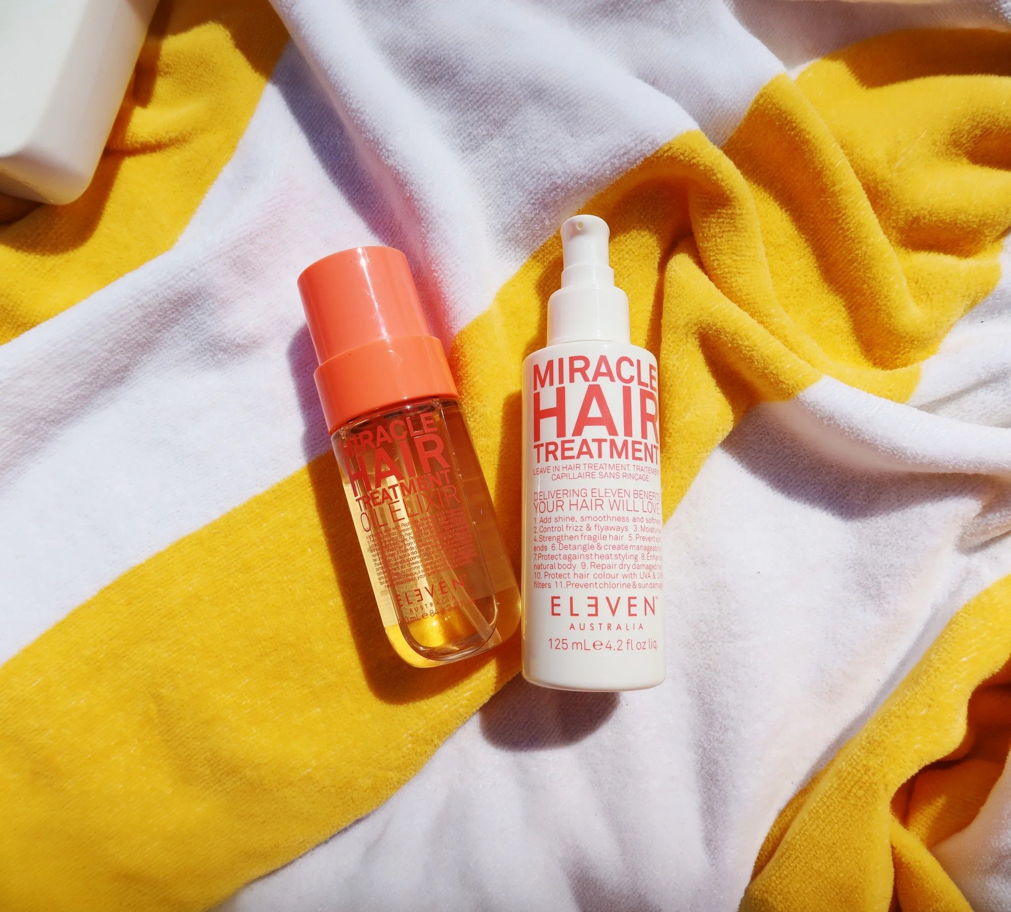 Hitte alarm! 🚨 Vergeet je haar niet te beschermen tijdens deze tropische temperaturen en bij de vele blootstelling aan UV-straling ☀️

Onze ultieme combinatie?
🥥 Miracle Hair Treatment
✨ Miracle Hair Treatment Oil Elixir

Het Miracle Hair Treatment