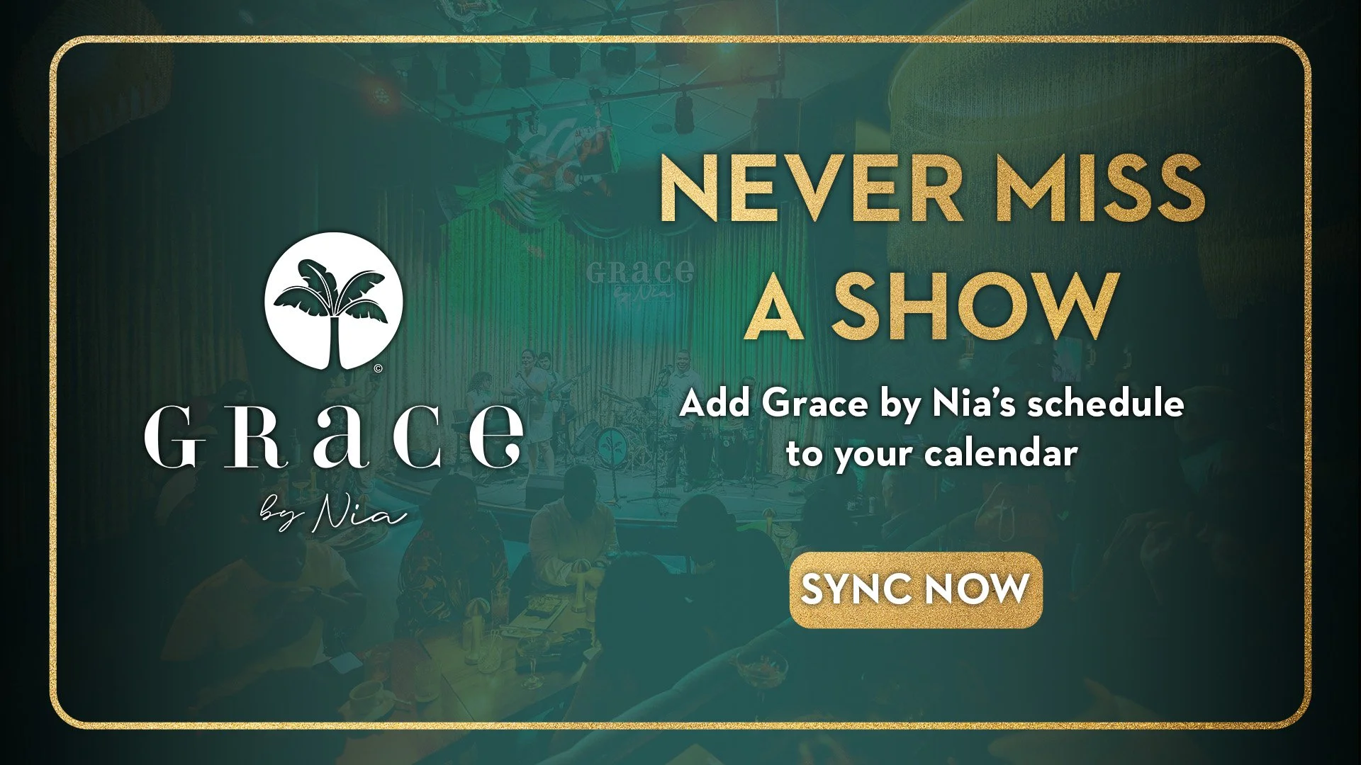 Download digital calendar of all the performers coming to Grace By Nia