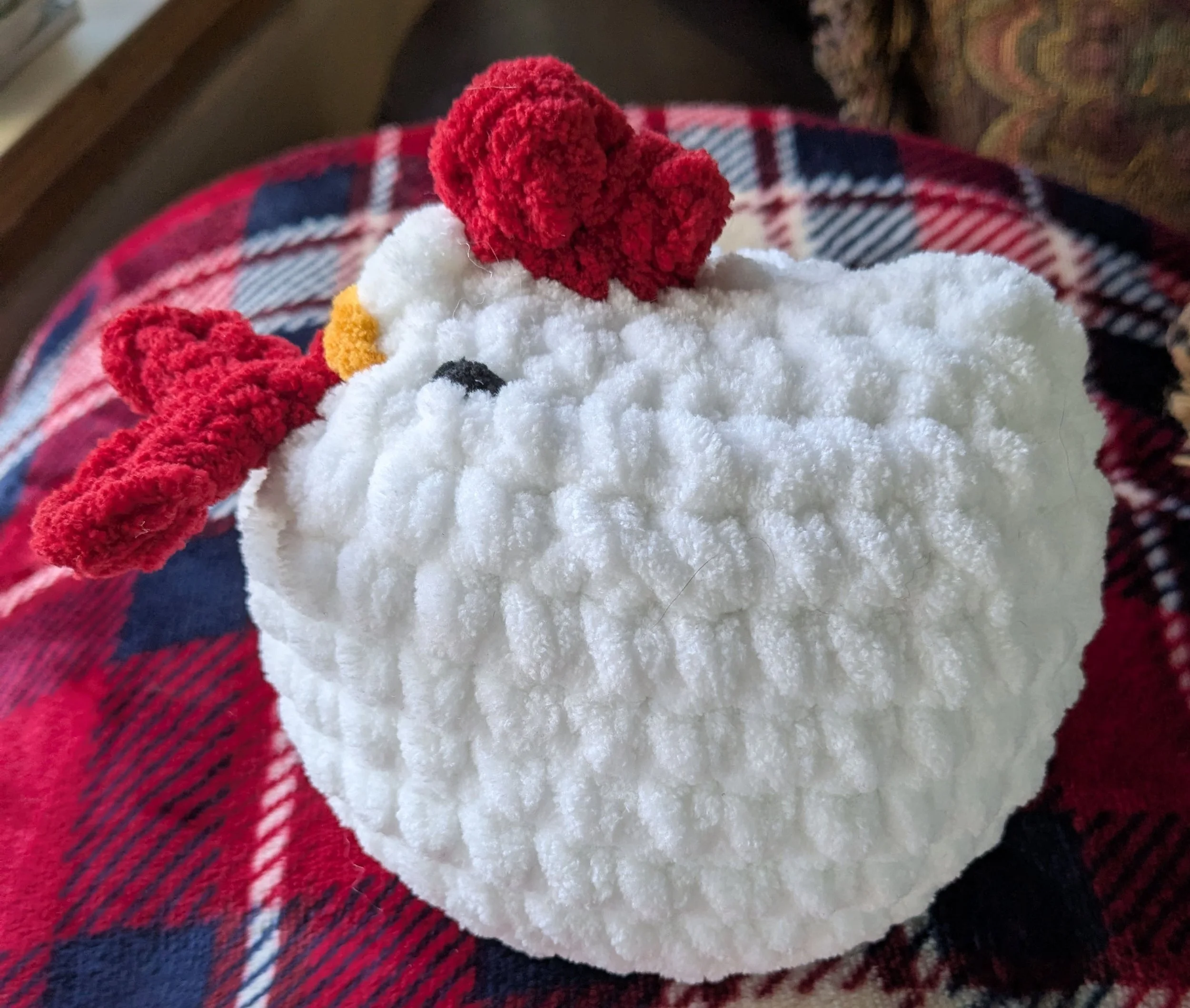 Reginald the Rooster crochet plushie