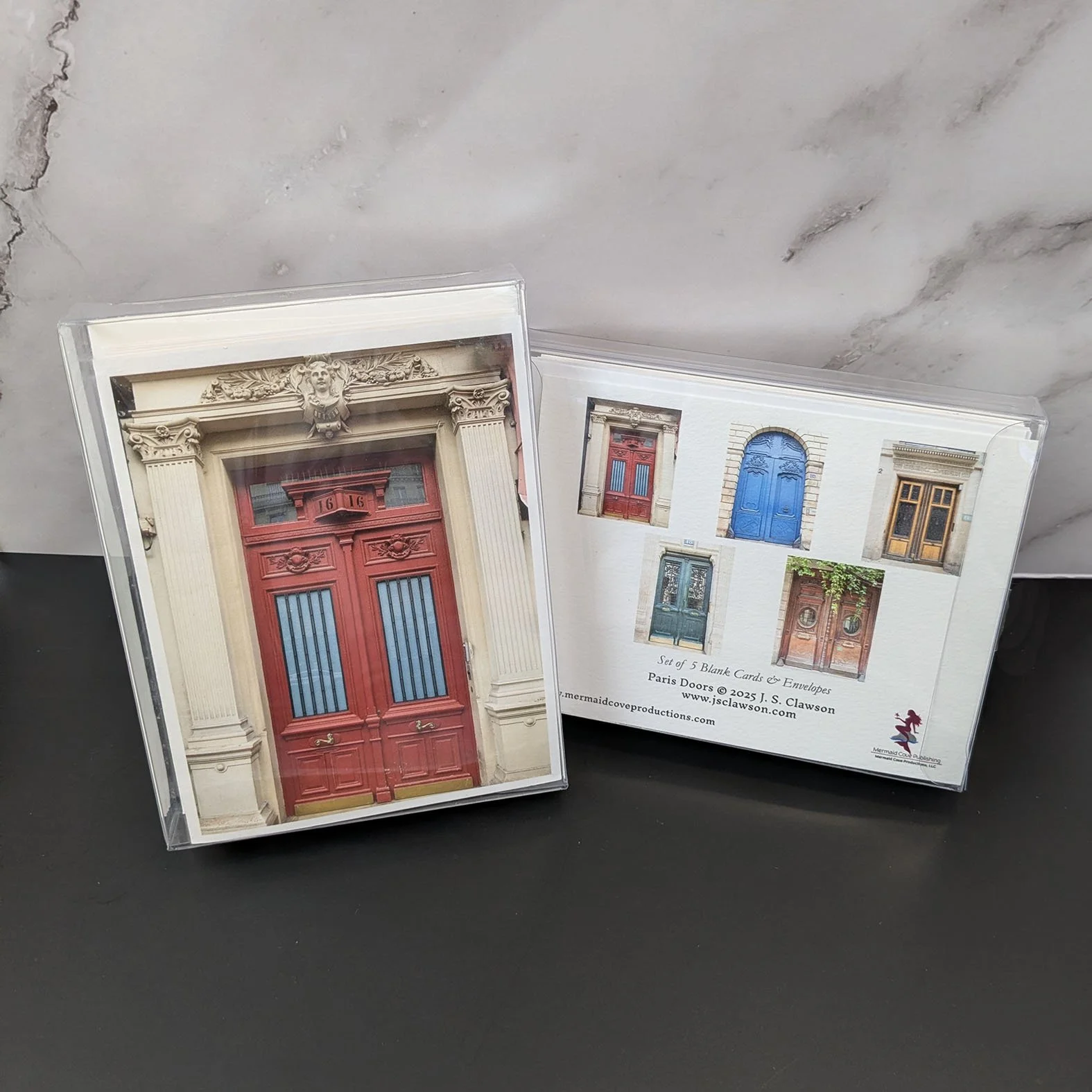 Paris Doors Note Cards