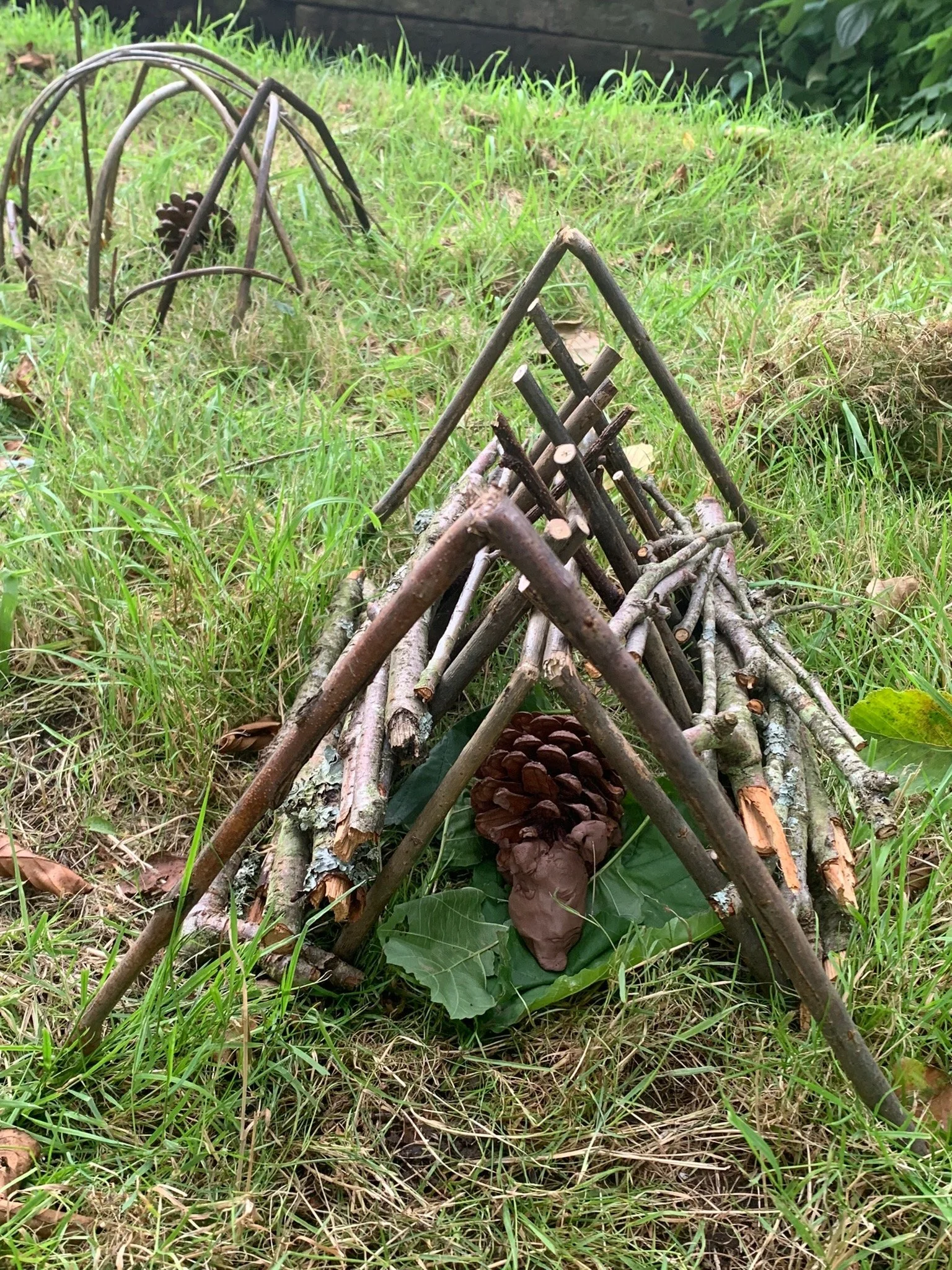 At the end of our project the Leeds Castle grounds looked like a lovely eco campsite for small woodland creatures!