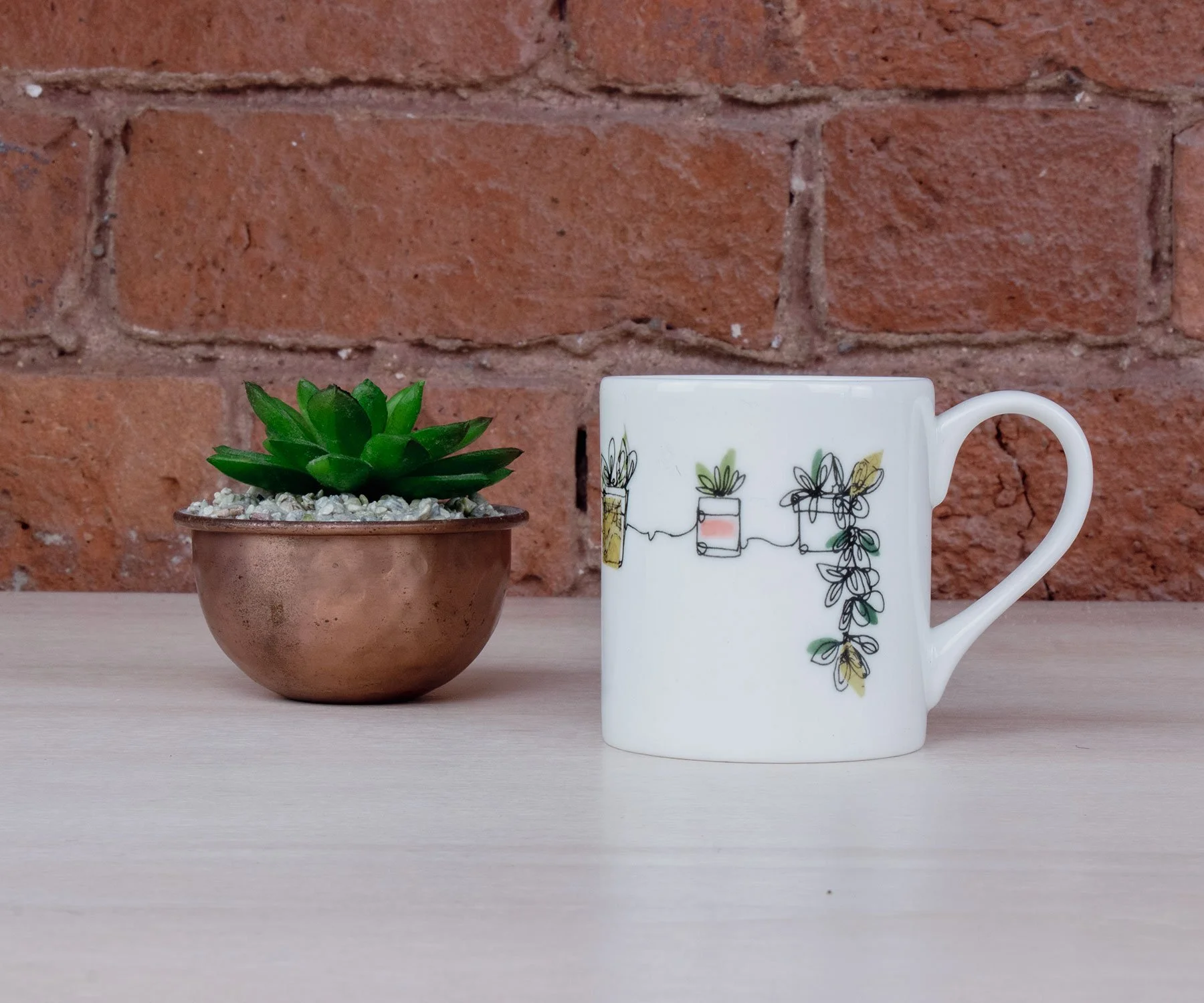 Plants in a Row Mug