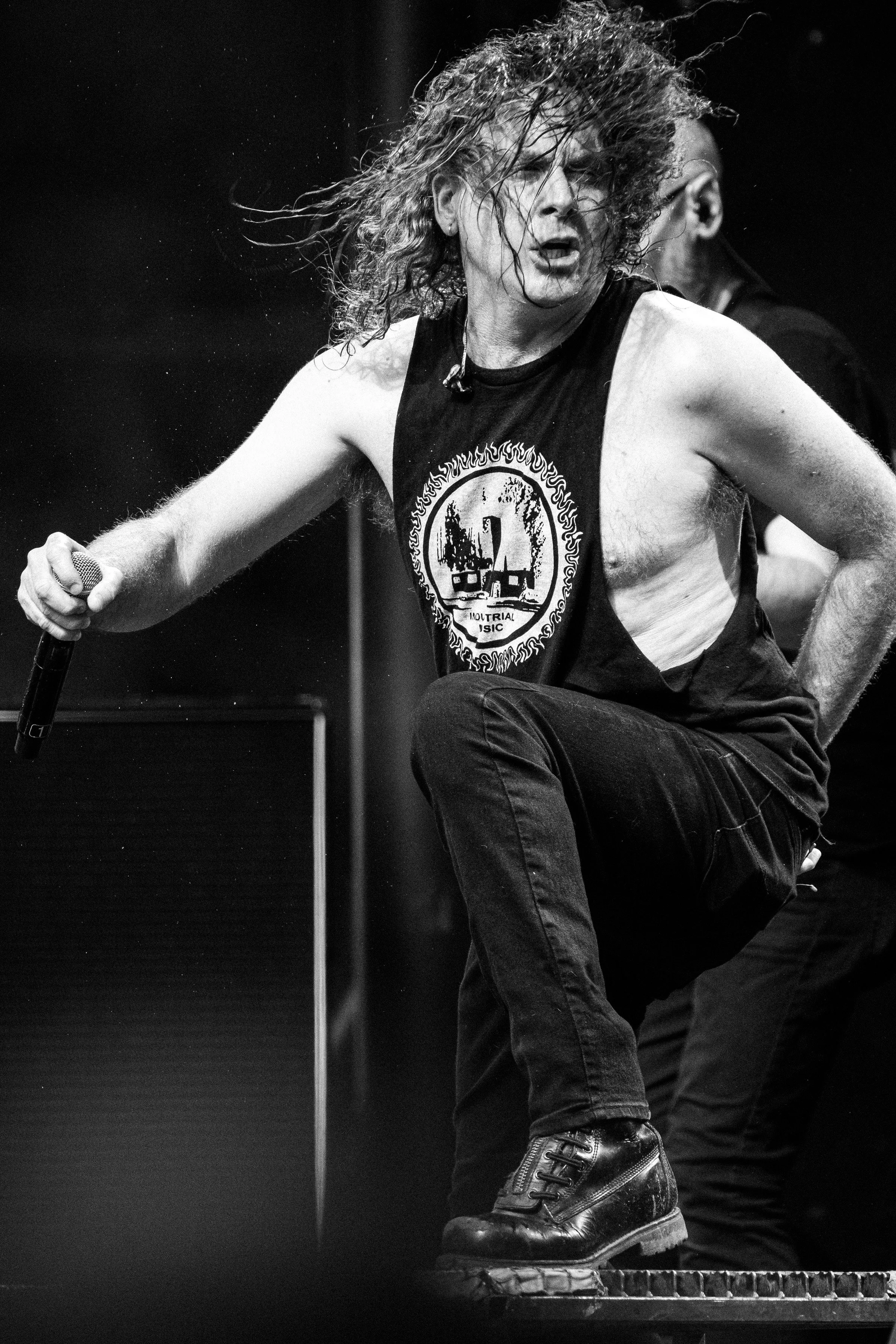 Lead singer of metal band Battle Decapitation 2025 — by Sacramento Concert Photographer Nicole Sepulveda