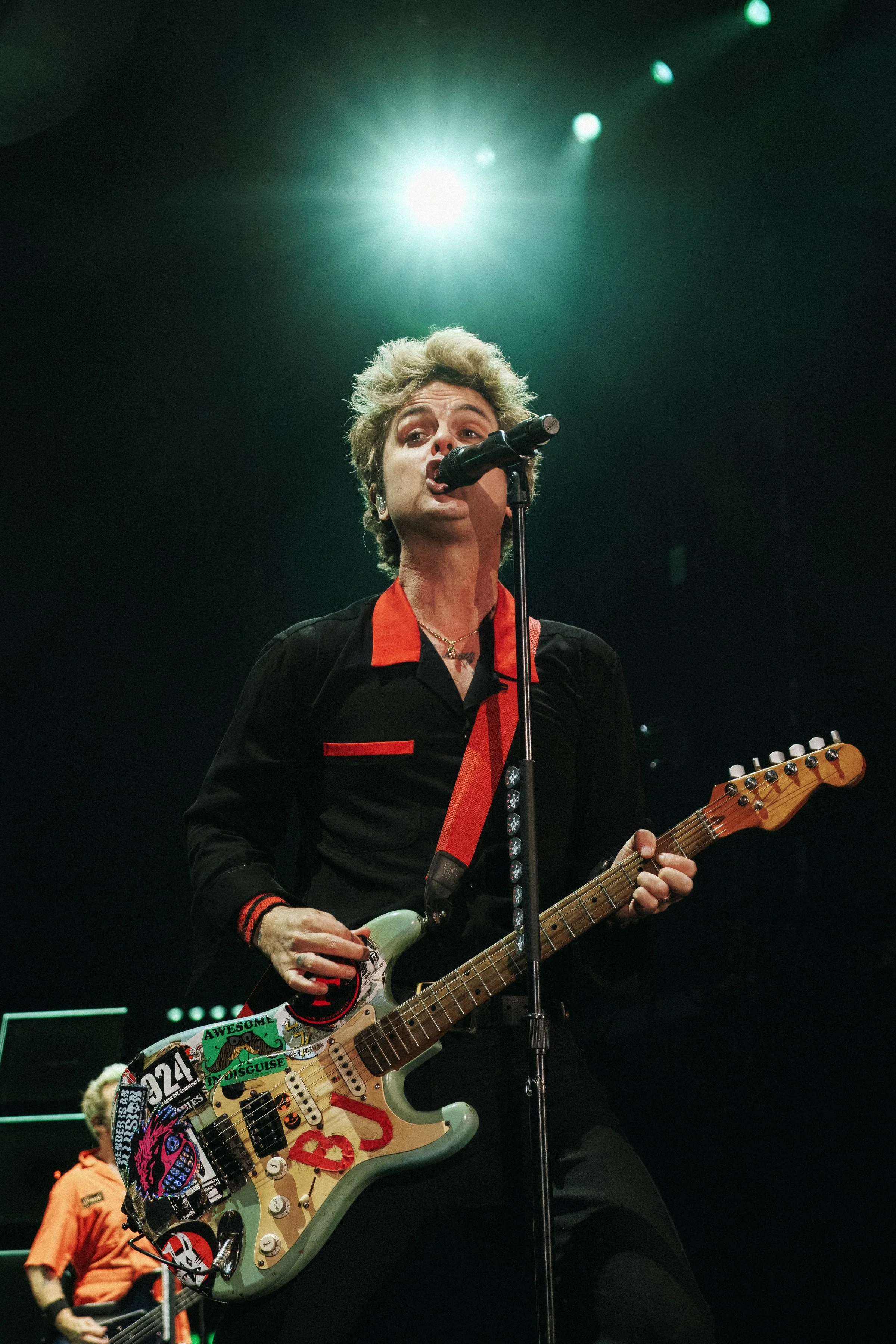 Billie Joe Armstrong of Green Day at the Chase Center in San Francisco CA 9/20/2024 — by local music Photographer Nicole Sepulveda