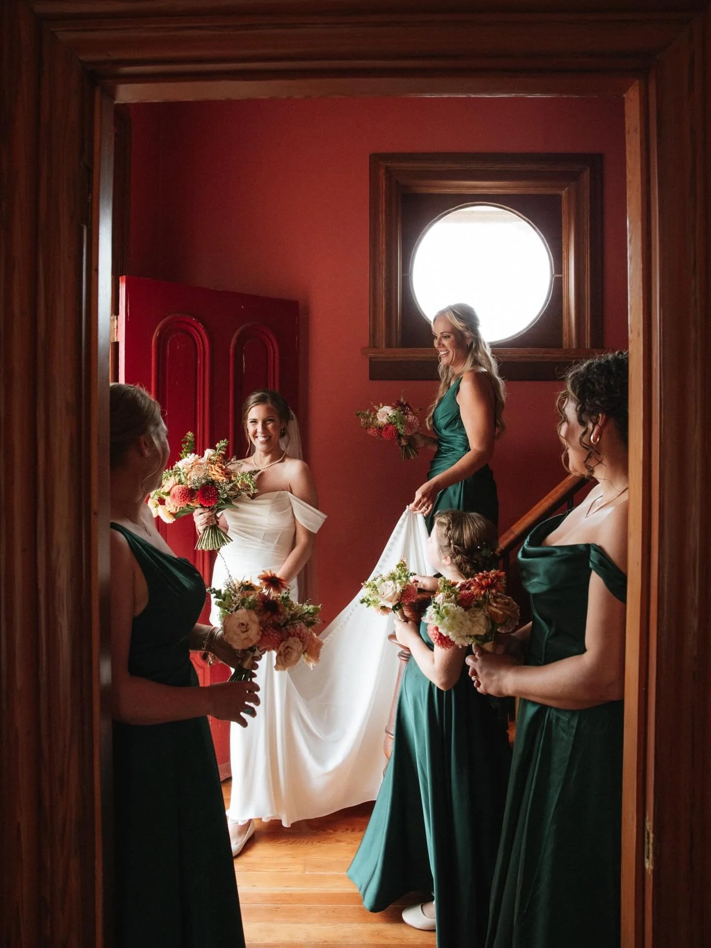 Cool mornings in Mendocino&rsquo;s coastal fog, contrasted with warm home decor and florals for C + A&rsquo;s fall wedding last year. 
&bull;
Photographer | @ns.weddings.portraits
Event Planner + Designer | @aimeewendellevents
Venue | @springranchmen