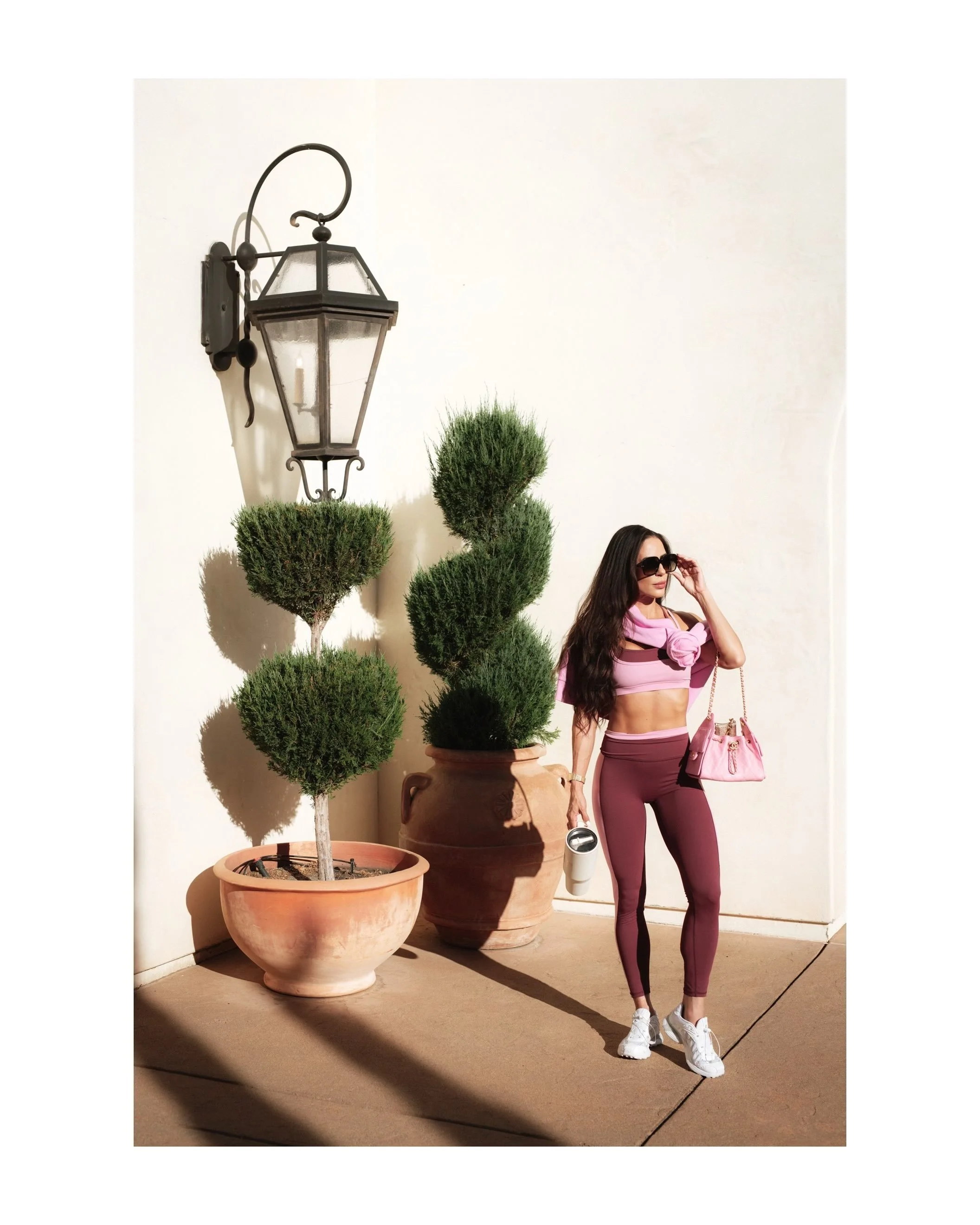 Look 1 for @laoraathletica featuring @__chady__. 
#goldenhour #laora #bodybychady #fitgirls #youcansitwithus