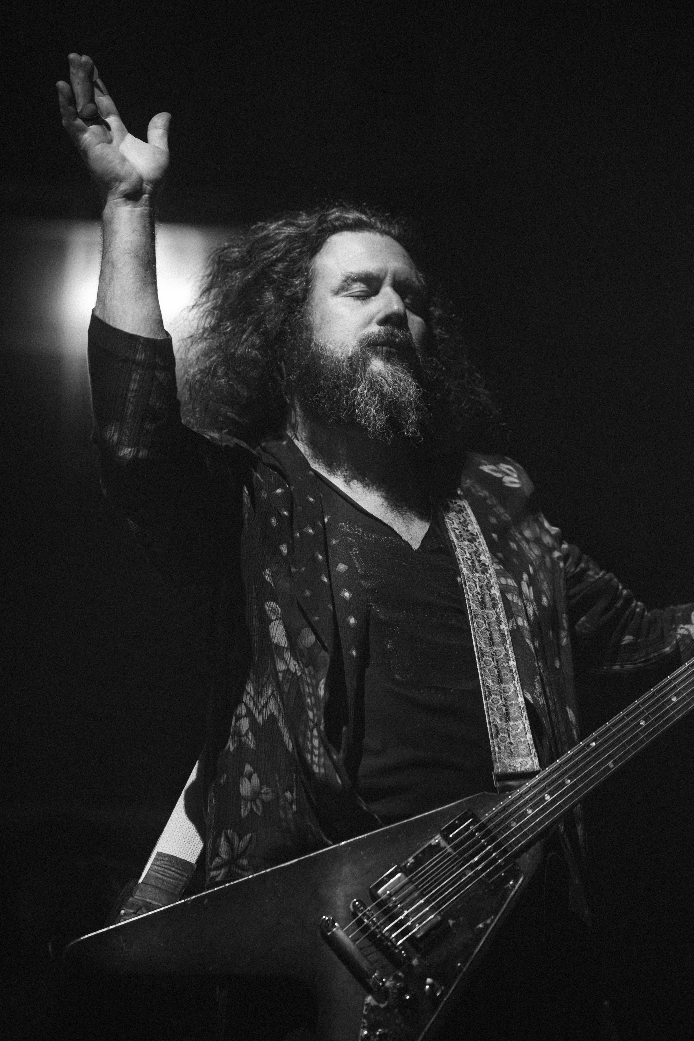 Lead singer of My Morning Jacket, Jim James, at the Greek Theater in Berkeley CA 2025 — by San Francisco Music Photographer Nicole Sepulveda