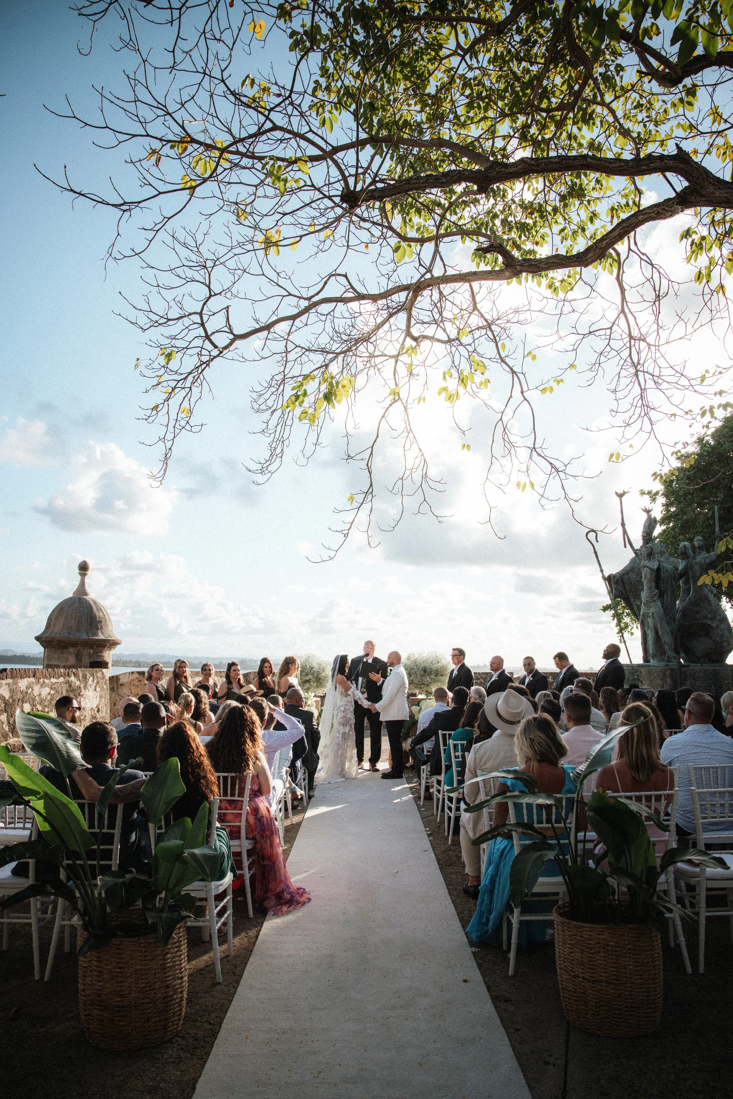Plazuela de la Rogativa wedding ceremony destination wedding Old San Juan Puerto Rico photographer