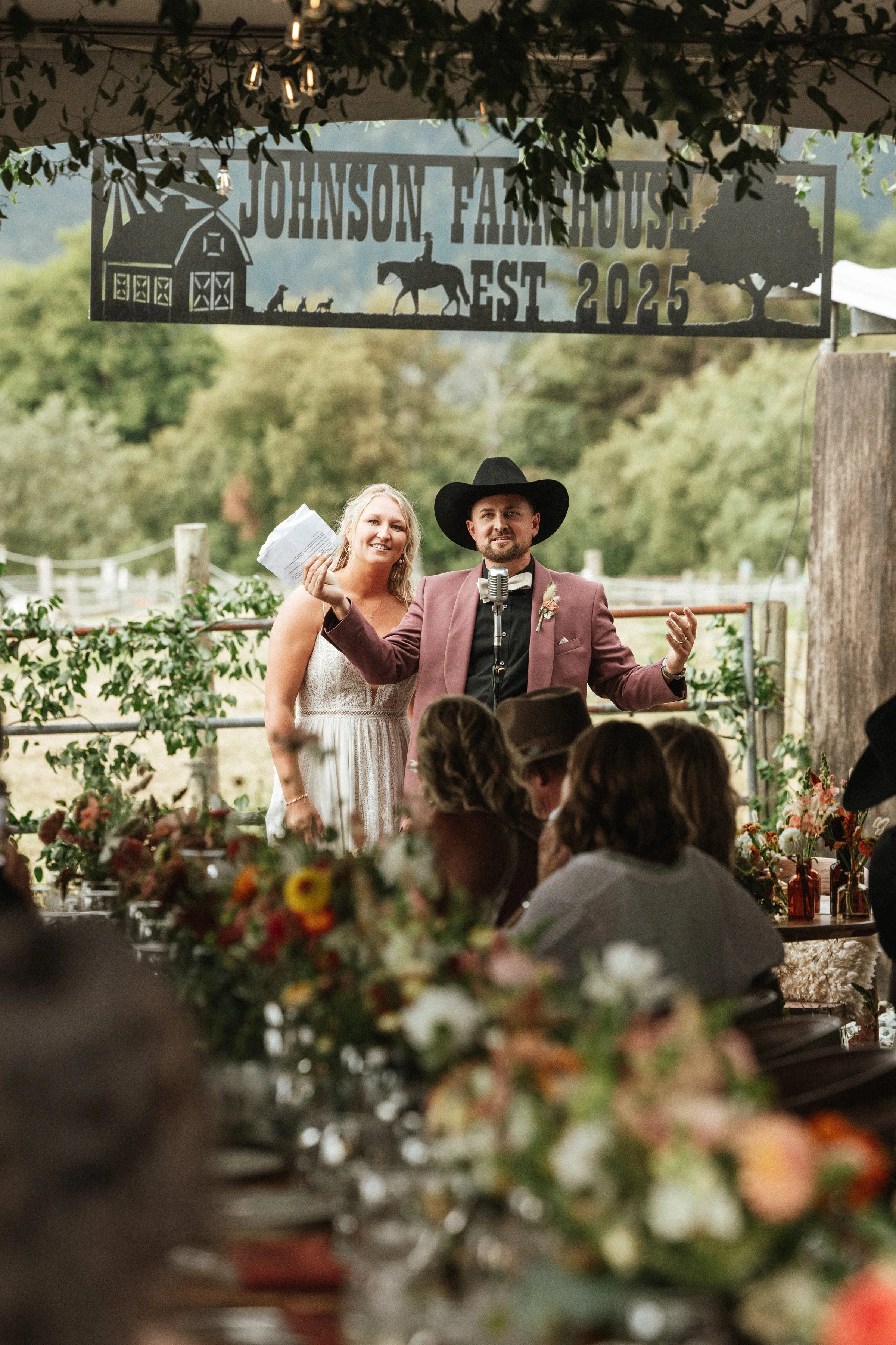 Welcome toast bride and groom speech
